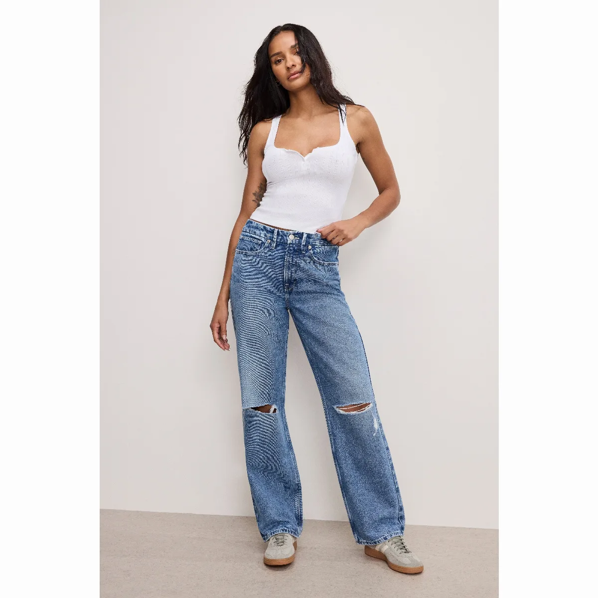 Good 90s Relaxed Jeans by Khloé Kardashian by GOOD AMERICAN