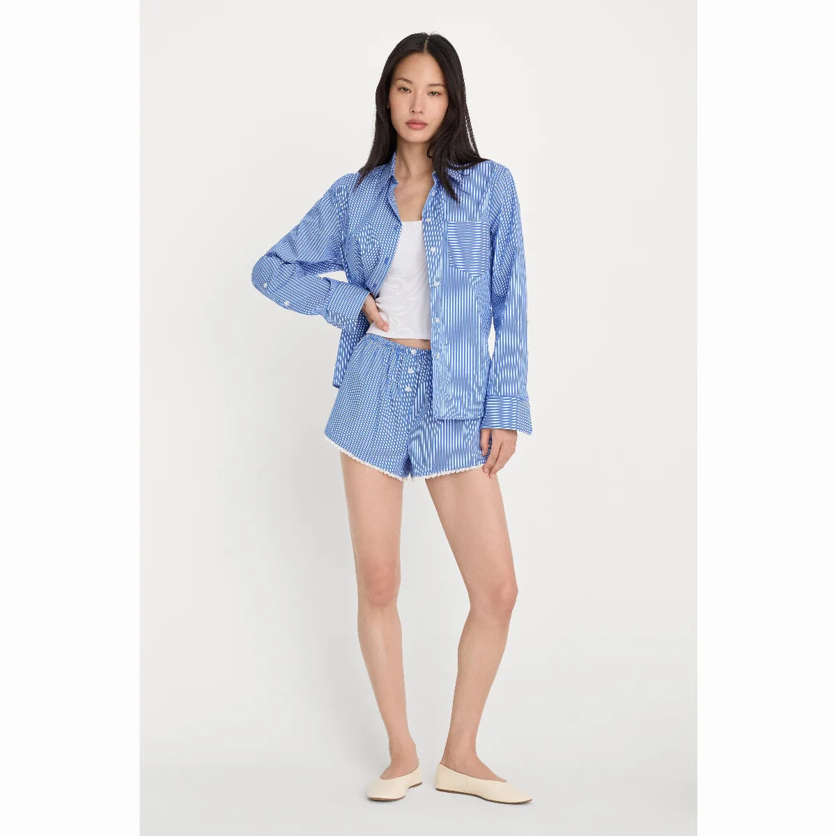 Poplin Pull on Boxer Shorts by Khloé Kardashian