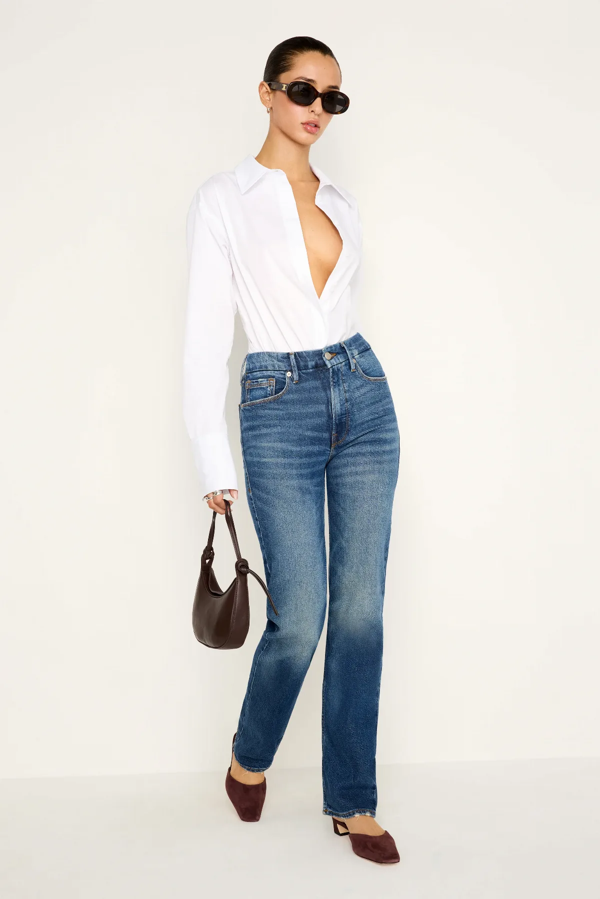 Good Icon Straight Jeans by Khloé Kardashian by GOOD AMERICAN