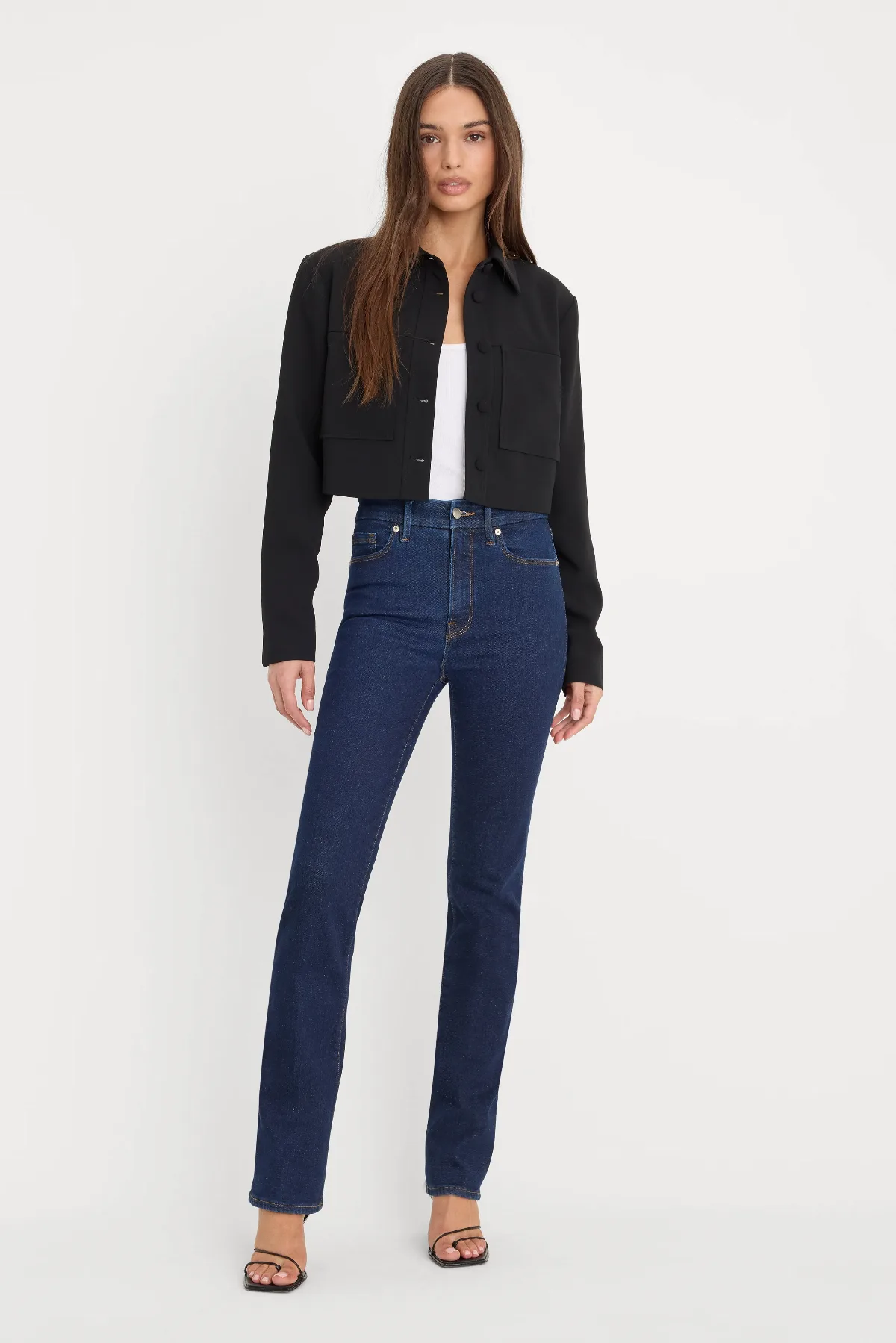 Good Legs Straight Jeans Long by GOOD AMERICAN