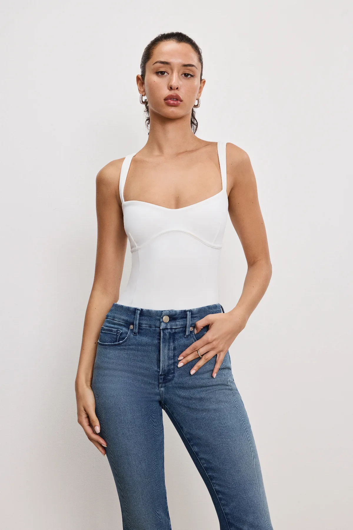 Sweetheart Sculpting Tank Bodysuit by Khlo Kardashian by GOOD AMERICAN