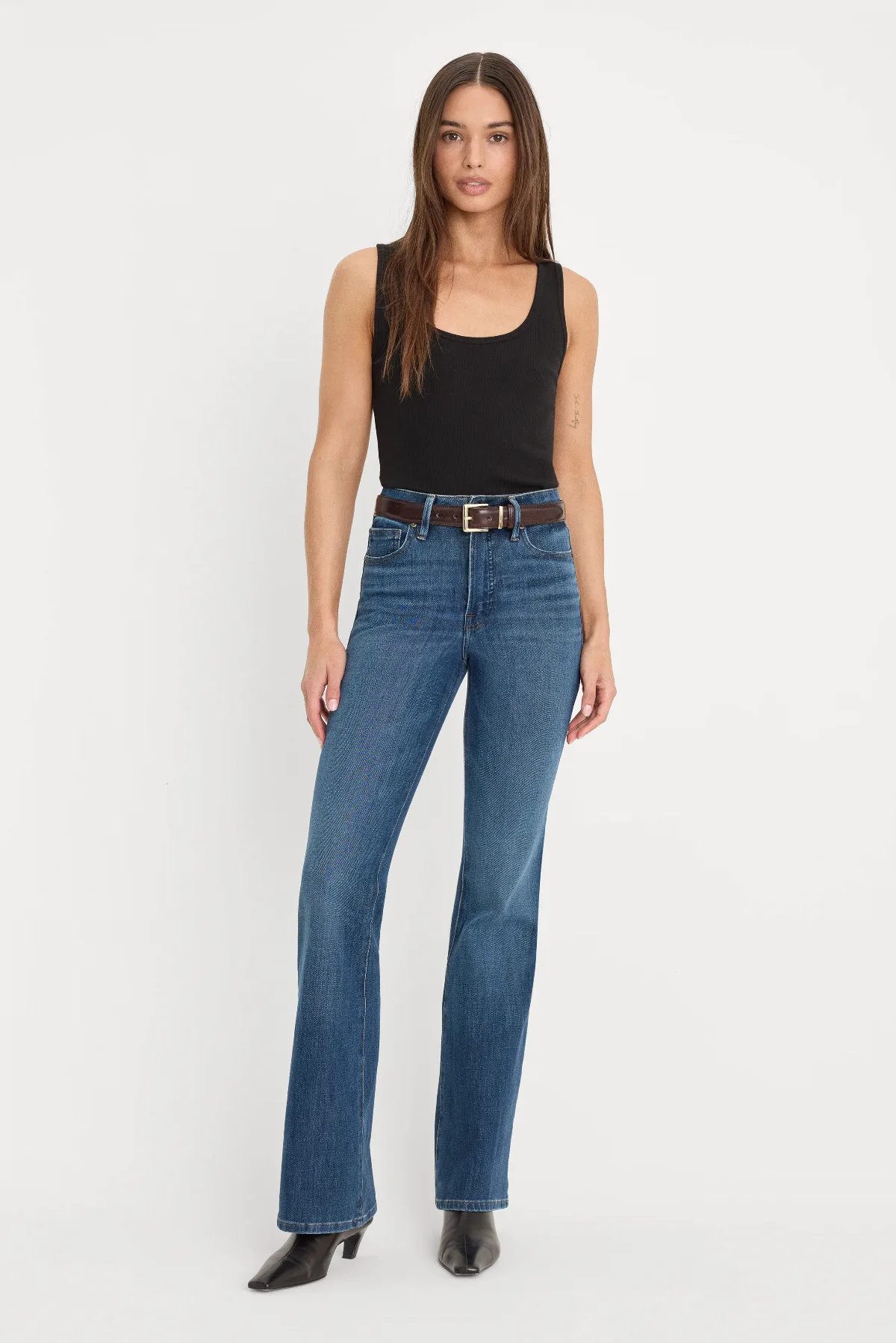 Soft Tech Good Classic Bootcut Jeans by Khlo Kardashian by GOOD AMERICAN