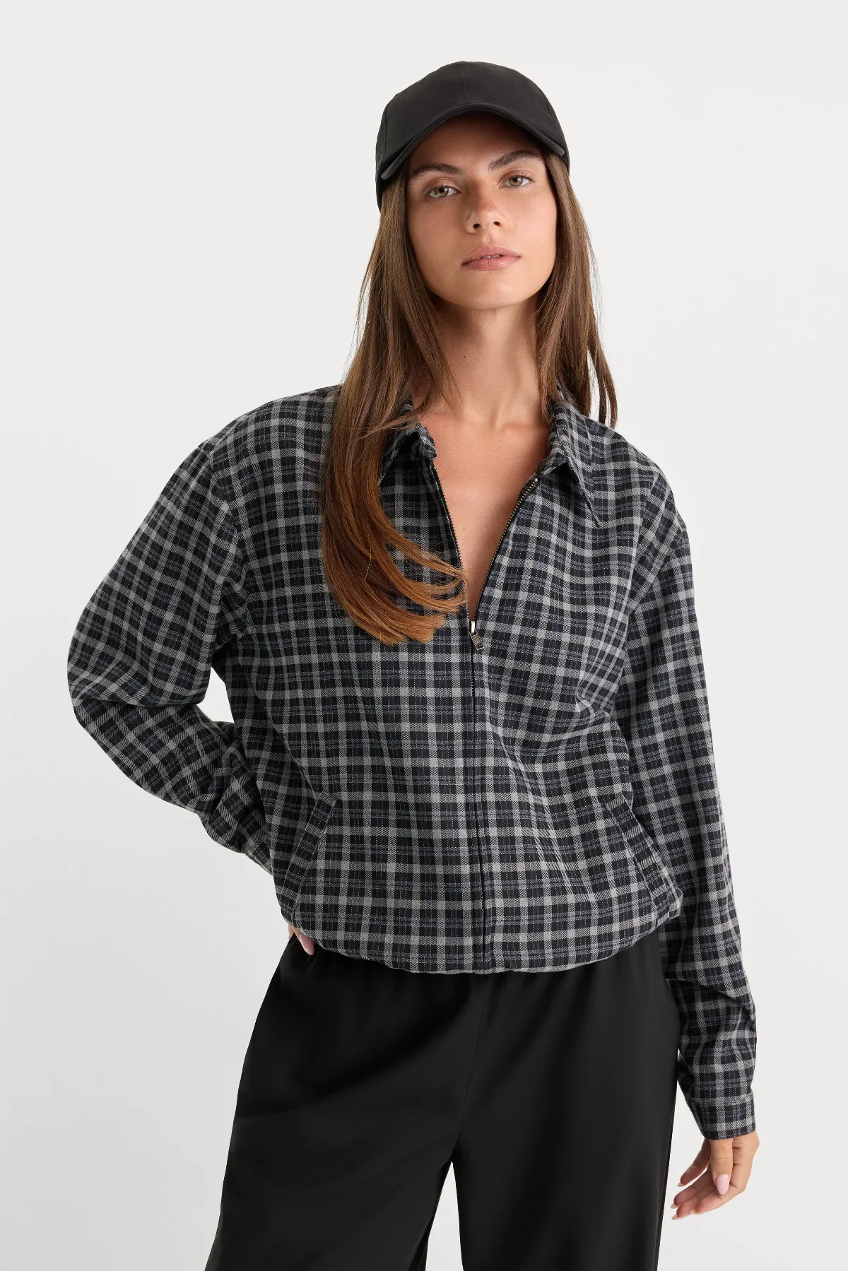 The Lightweight Bomber Jacket by Khloé Kardashian by GOOD AMERICAN