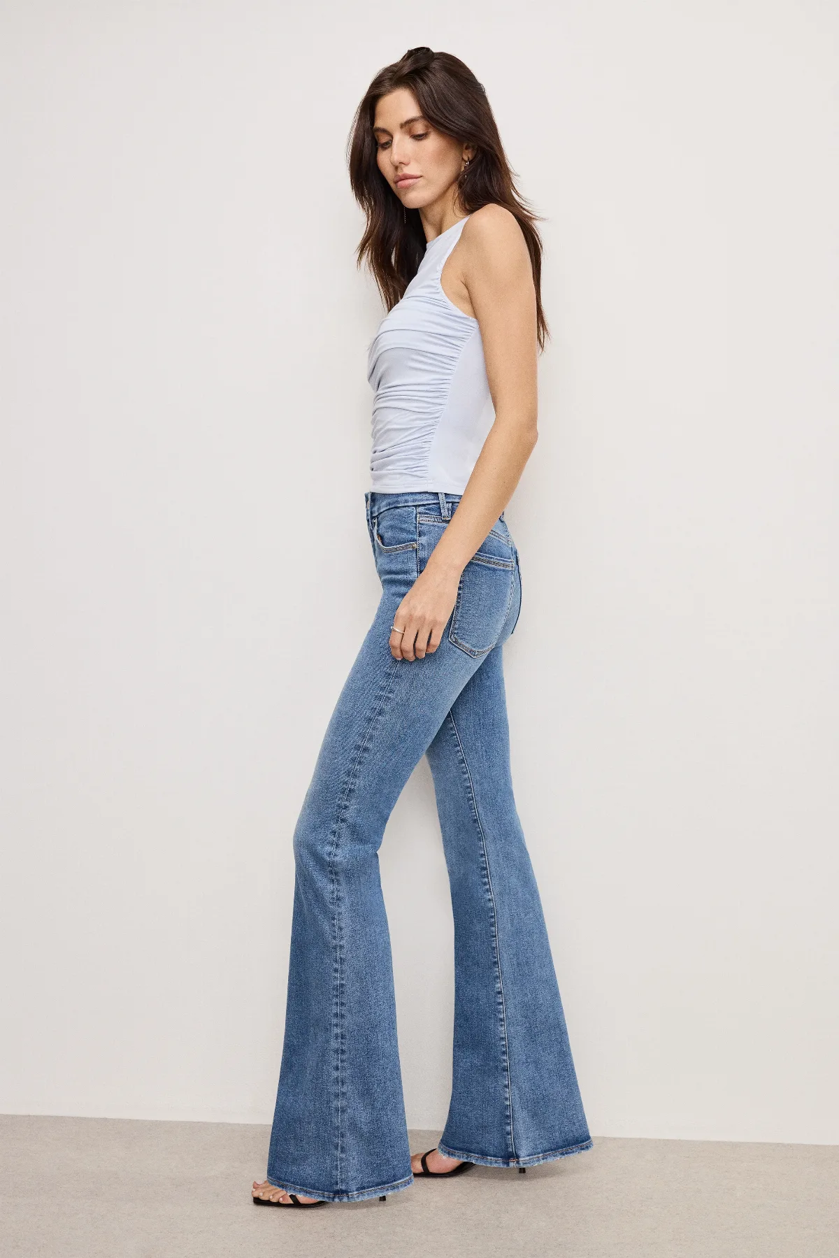 Always Fits Good Legs Flare Jeans by Khloé Kardashian by GOOD AMERICAN