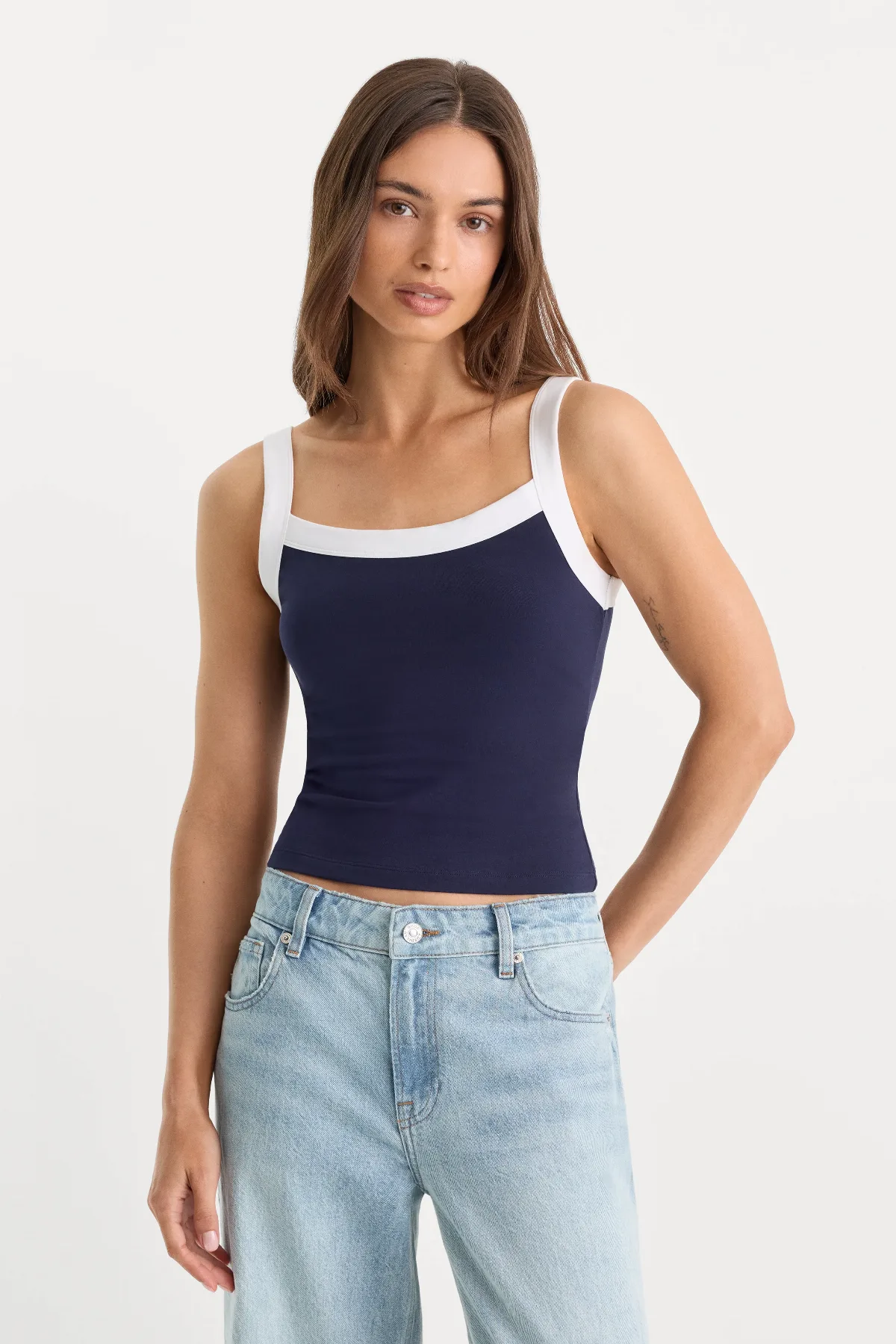 The Ringer Tank by Khloé Kardashian by GOOD AMERICAN