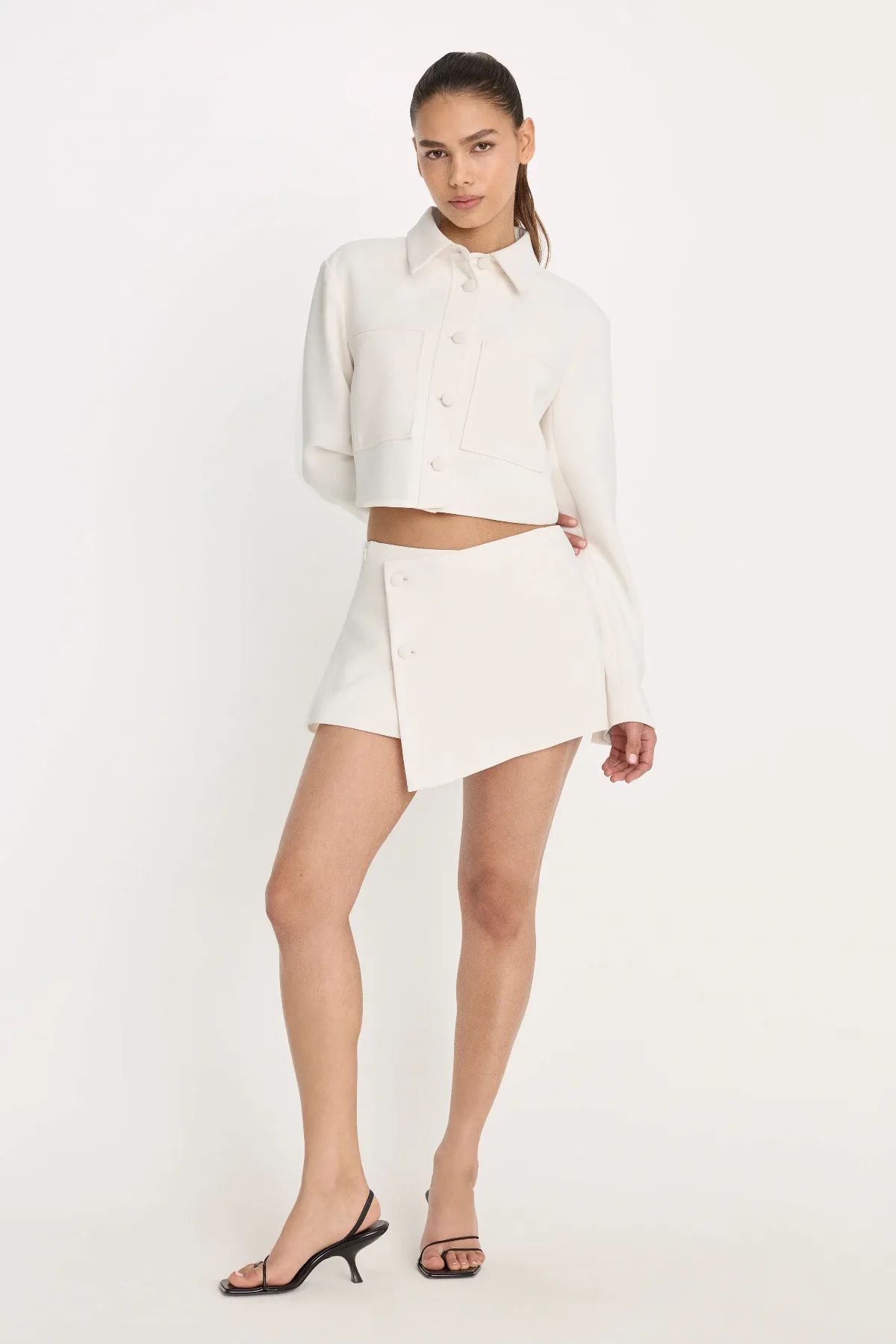 Luxe Suiting Skort by Khloé Kardashian