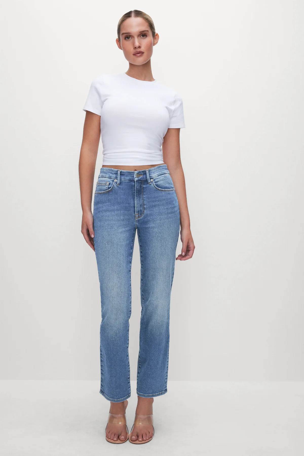 Always Fits Good Legs Straight Jeans by Khloé Kardashian by GOOD AMERICAN
