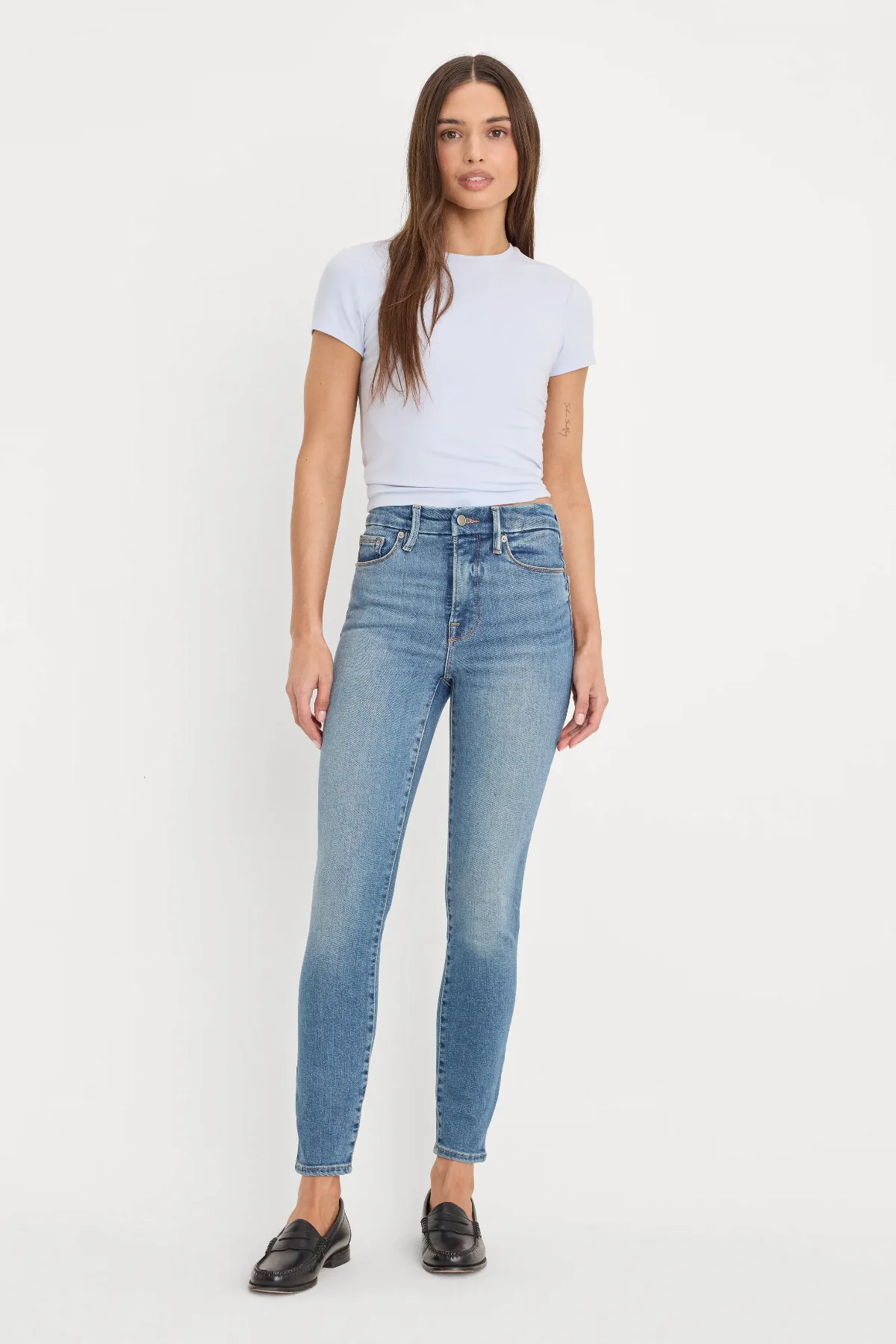 Good Waist Skinny Compression Jeans by Khloé Kardashian by GOOD AMERICAN