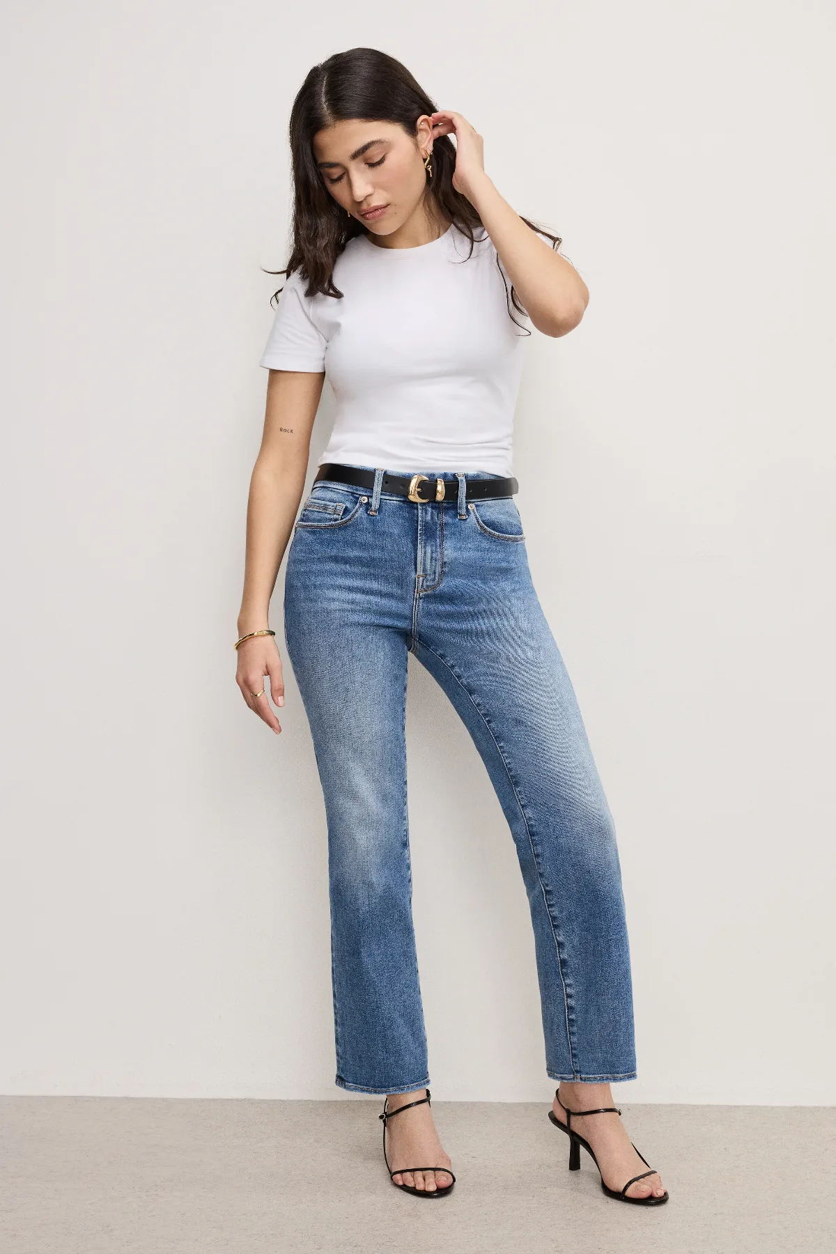 Always Fits Good Straight Jeans by Khloé Kardashian by GOOD AMERICAN