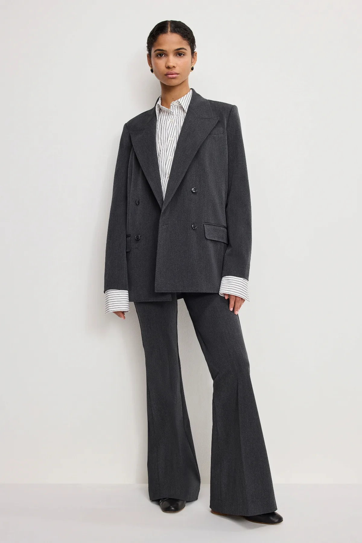 Essential Suiting Oversized Double Breasted Blazer by Khloé Kardashian by GOOD AMERICAN
