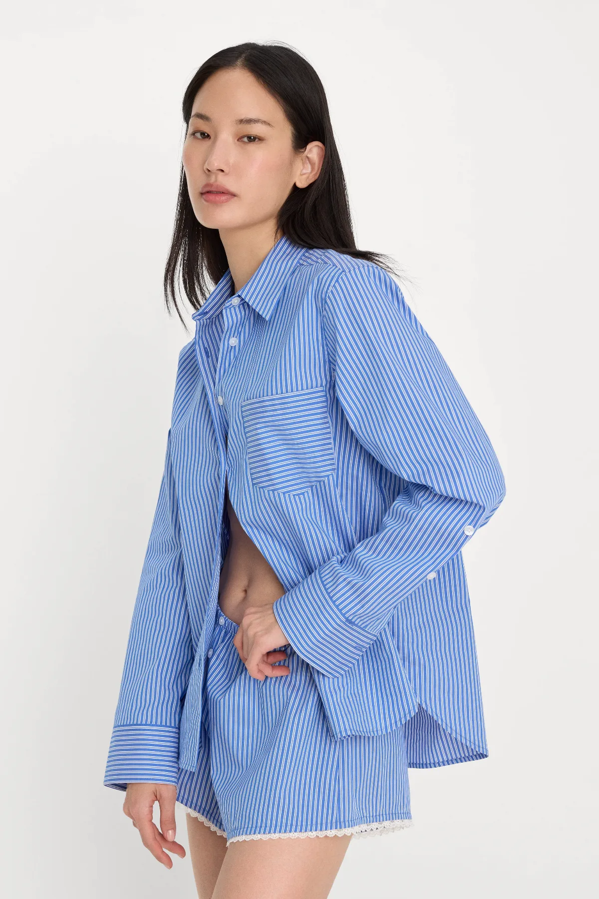 Poplin Classic Boxy Shirt by Khlo Kardashian by GOOD AMERICAN