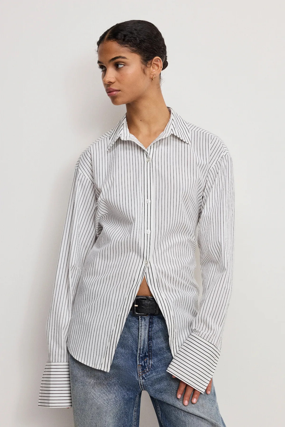 Poplin Tie Back Shirt by Khloé Kardashian