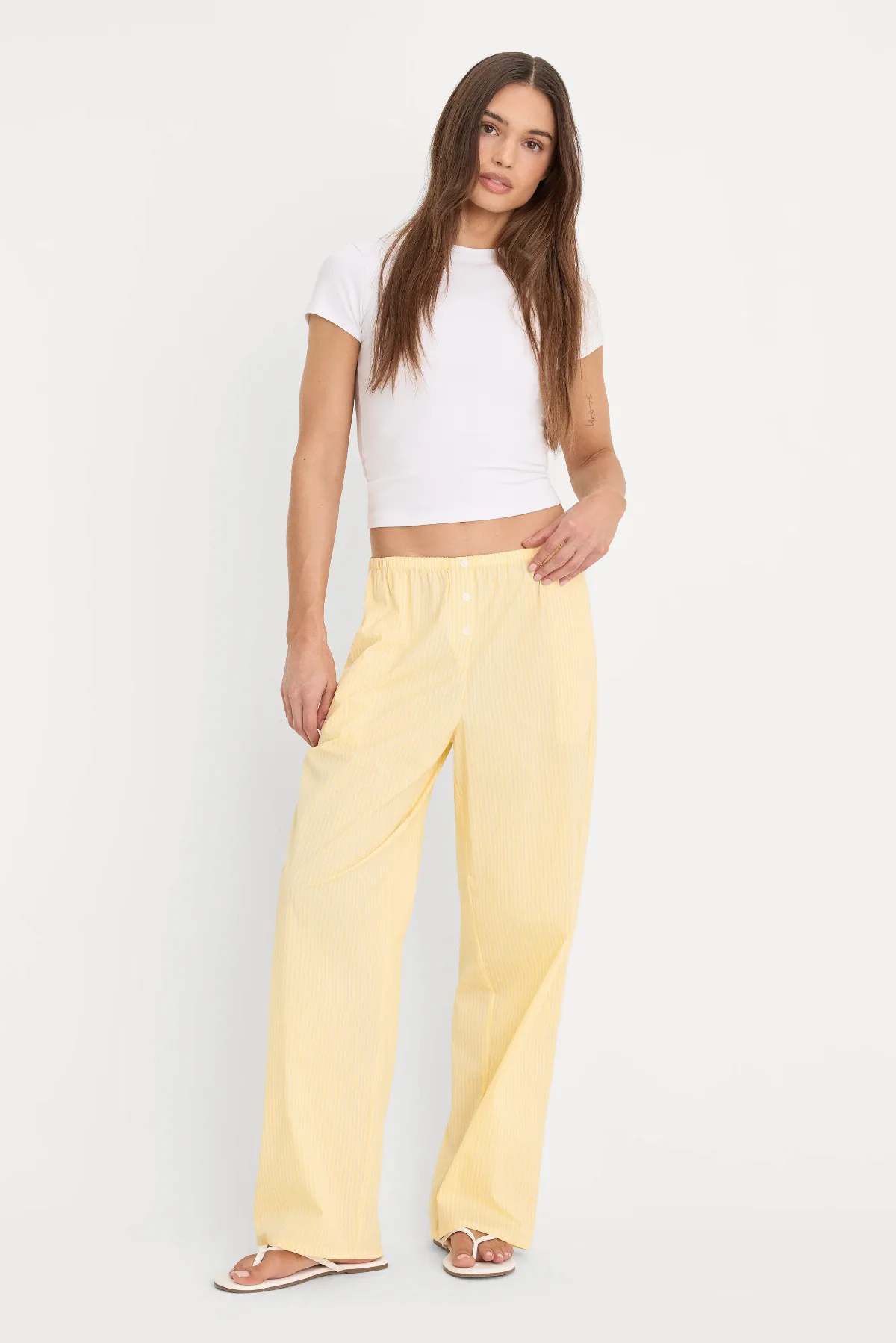 Poplin Pull on Pants by Khloé Kardashian by GOOD AMERICAN