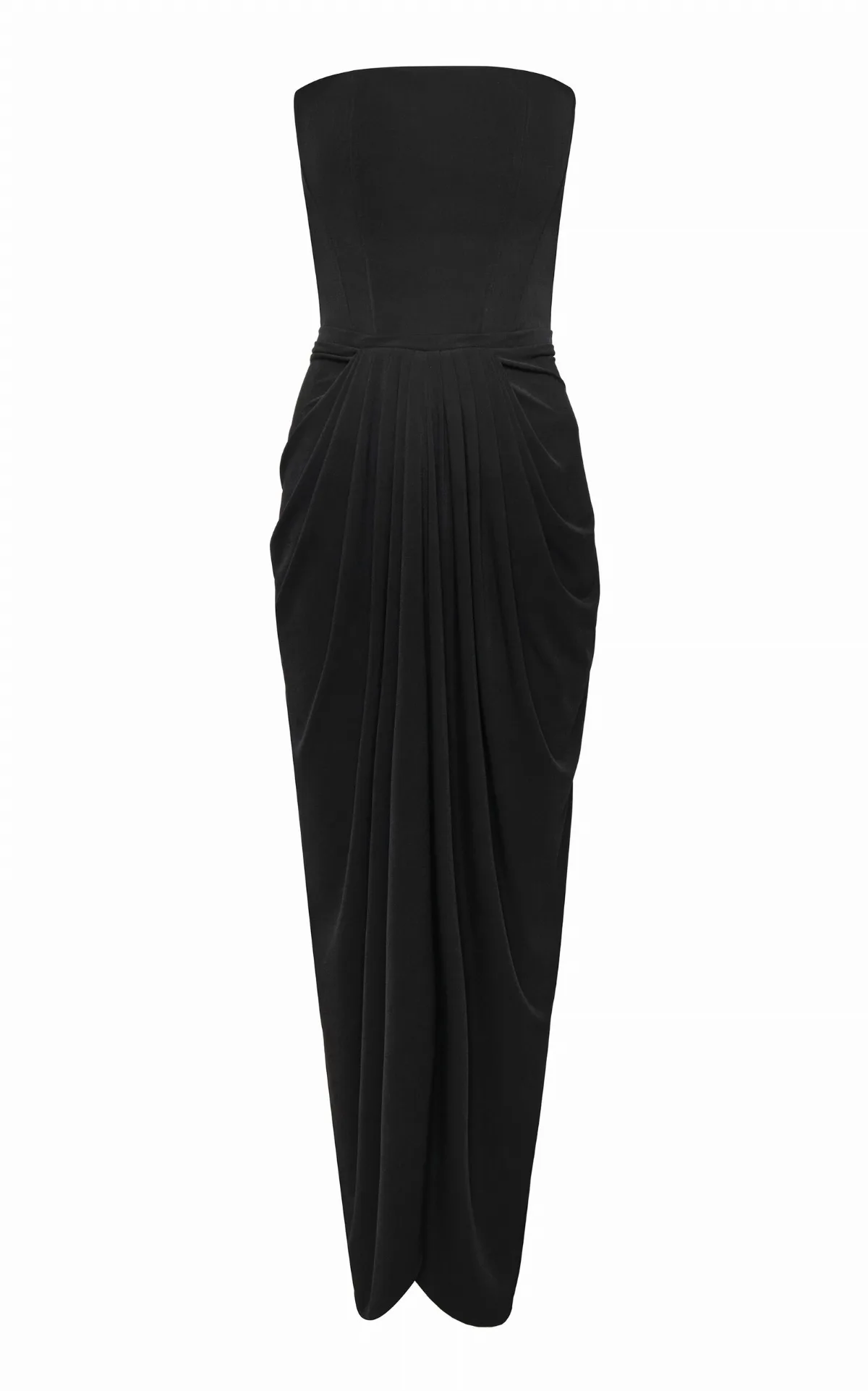 Luces Strapless Midi Dress by Andres Otalora