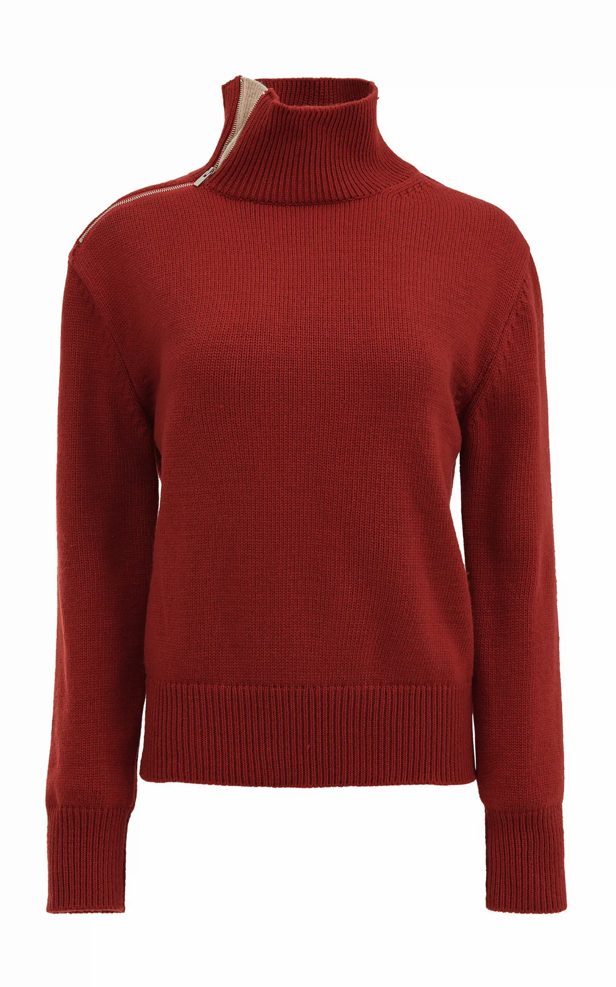 Konny Zipped Sweater by Source Unknown