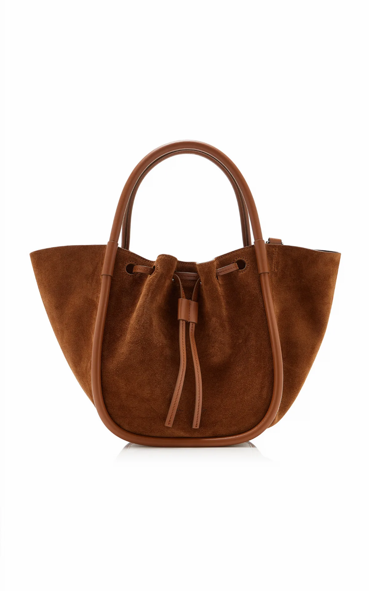 Ruched Small Suede Tote by Proenza Schouler