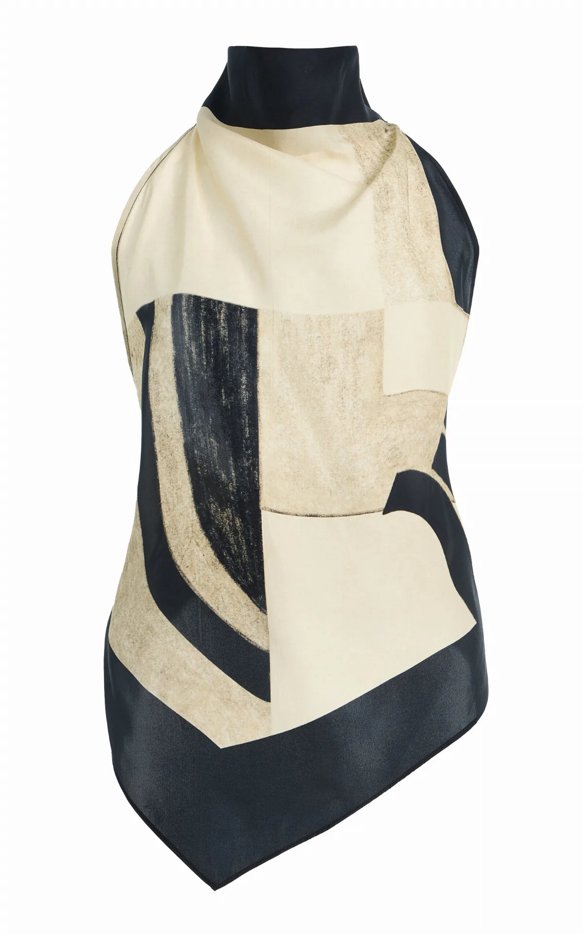 Sona Silk Halter Tie Top by SIR.