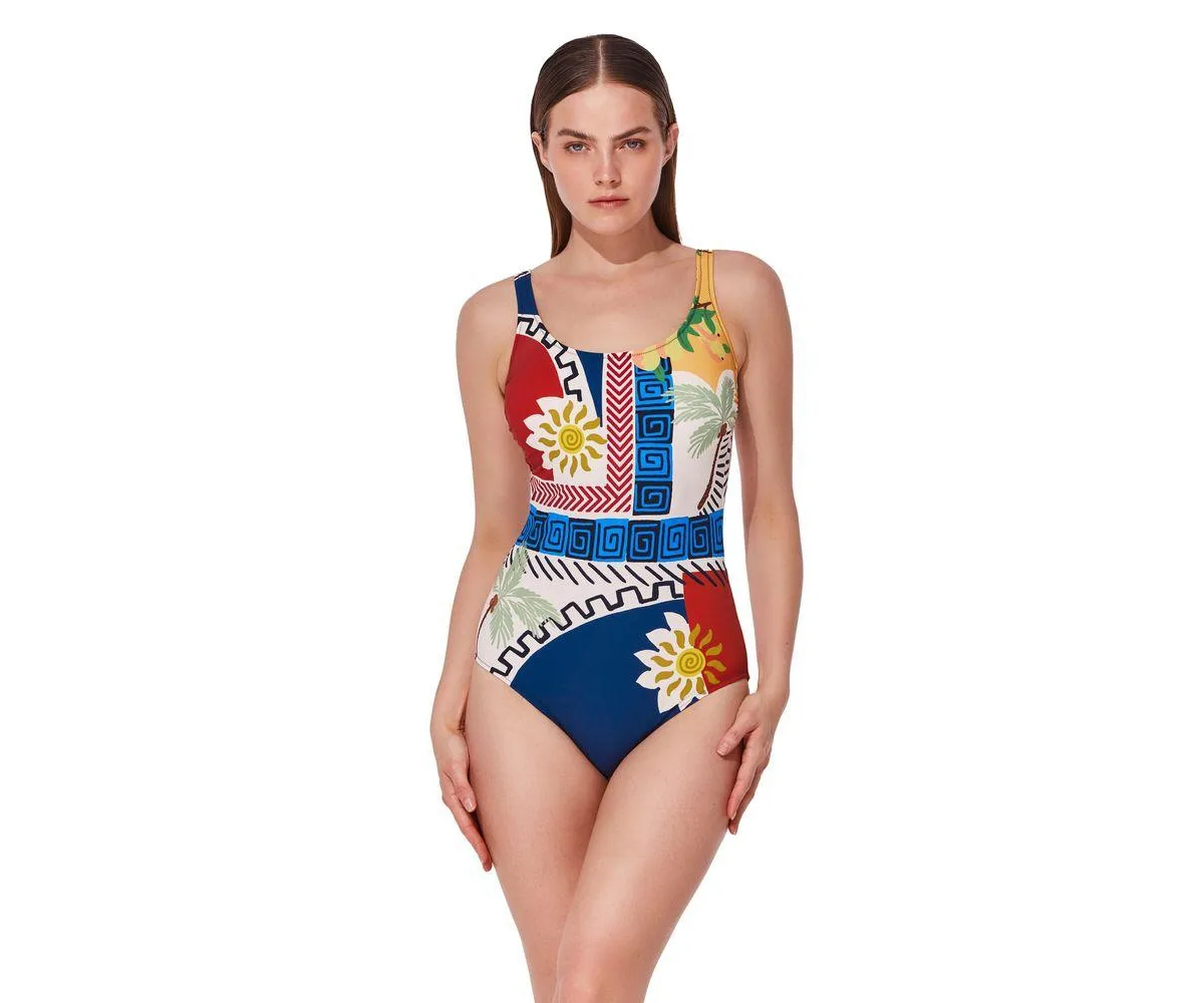 Positano Scoop Neck One Piece by Gottex