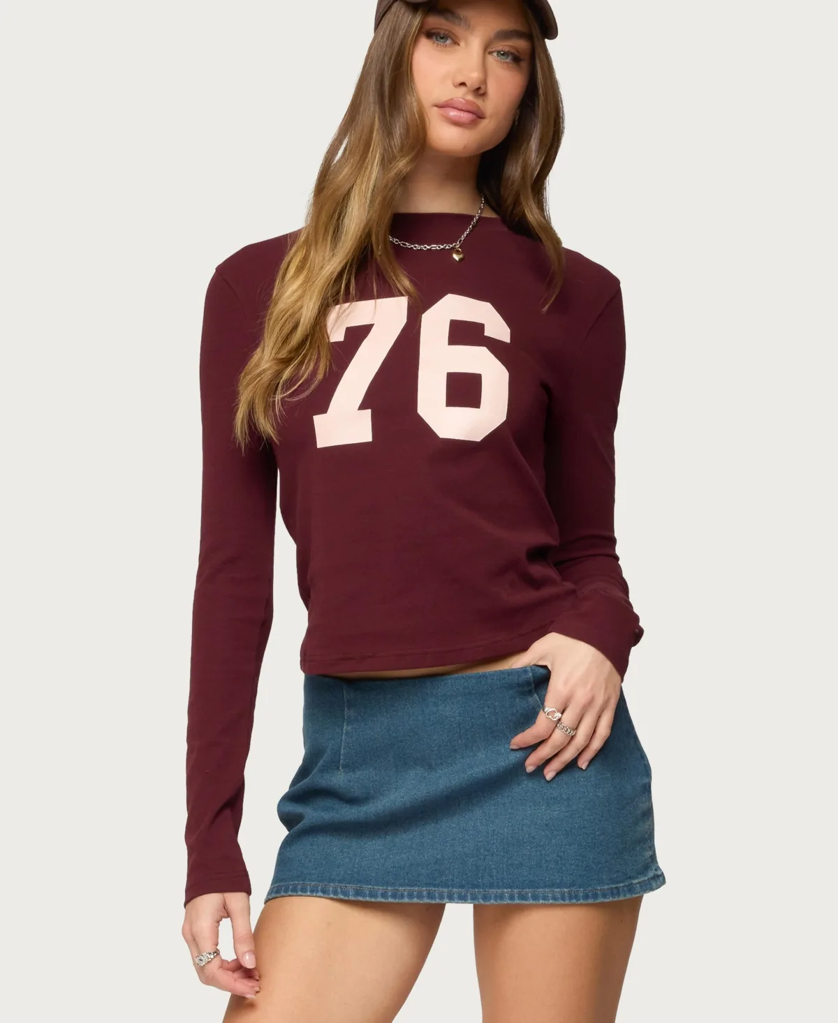 76 Long Sleeve T Shirt by Edikted
