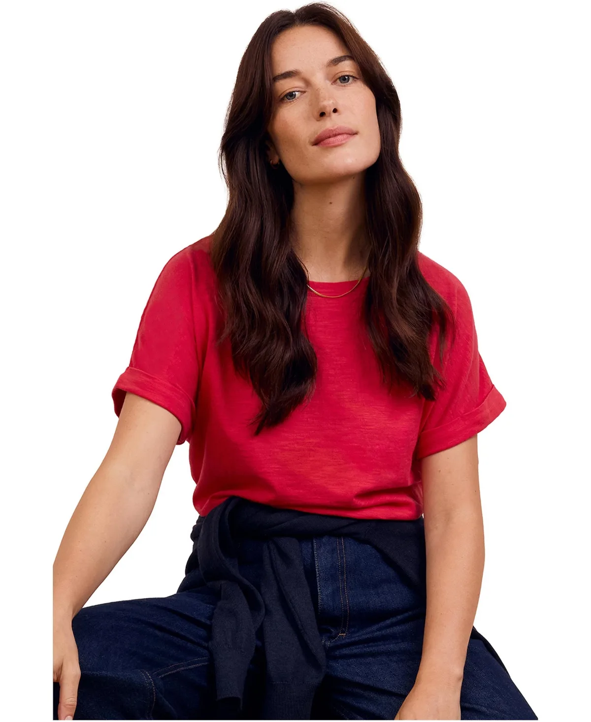 Cotton Crew Neck T-Shirt by Celtic & Co.