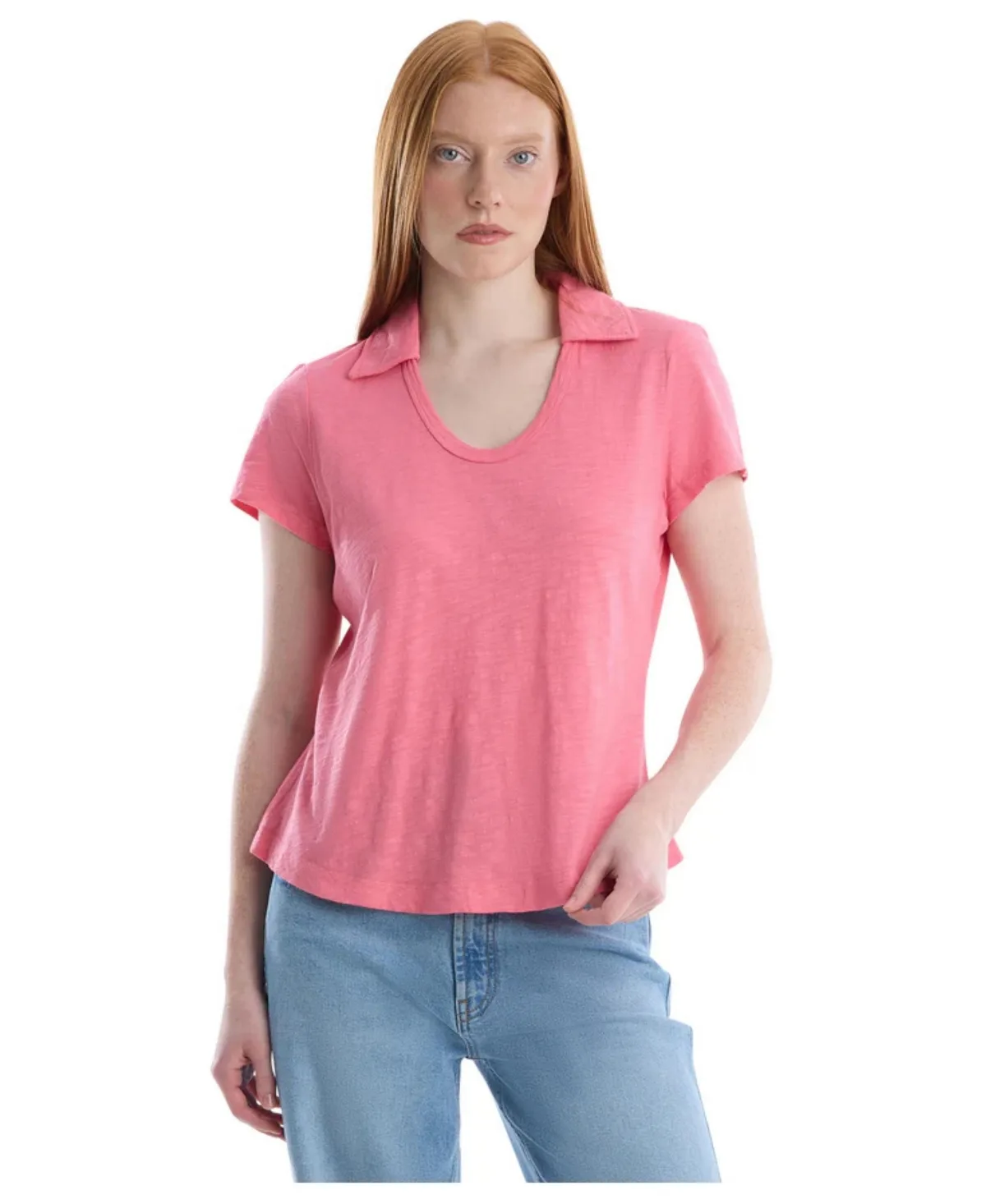 Short Sleeve Polo Tee by Wilt