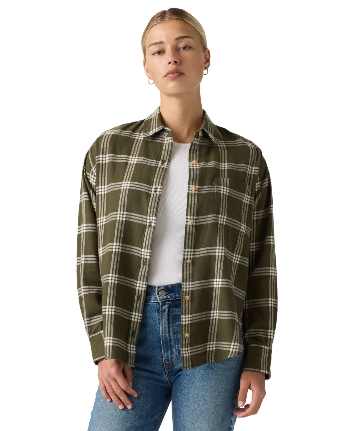 Nash Plaid Flannel Shirt by Levi's