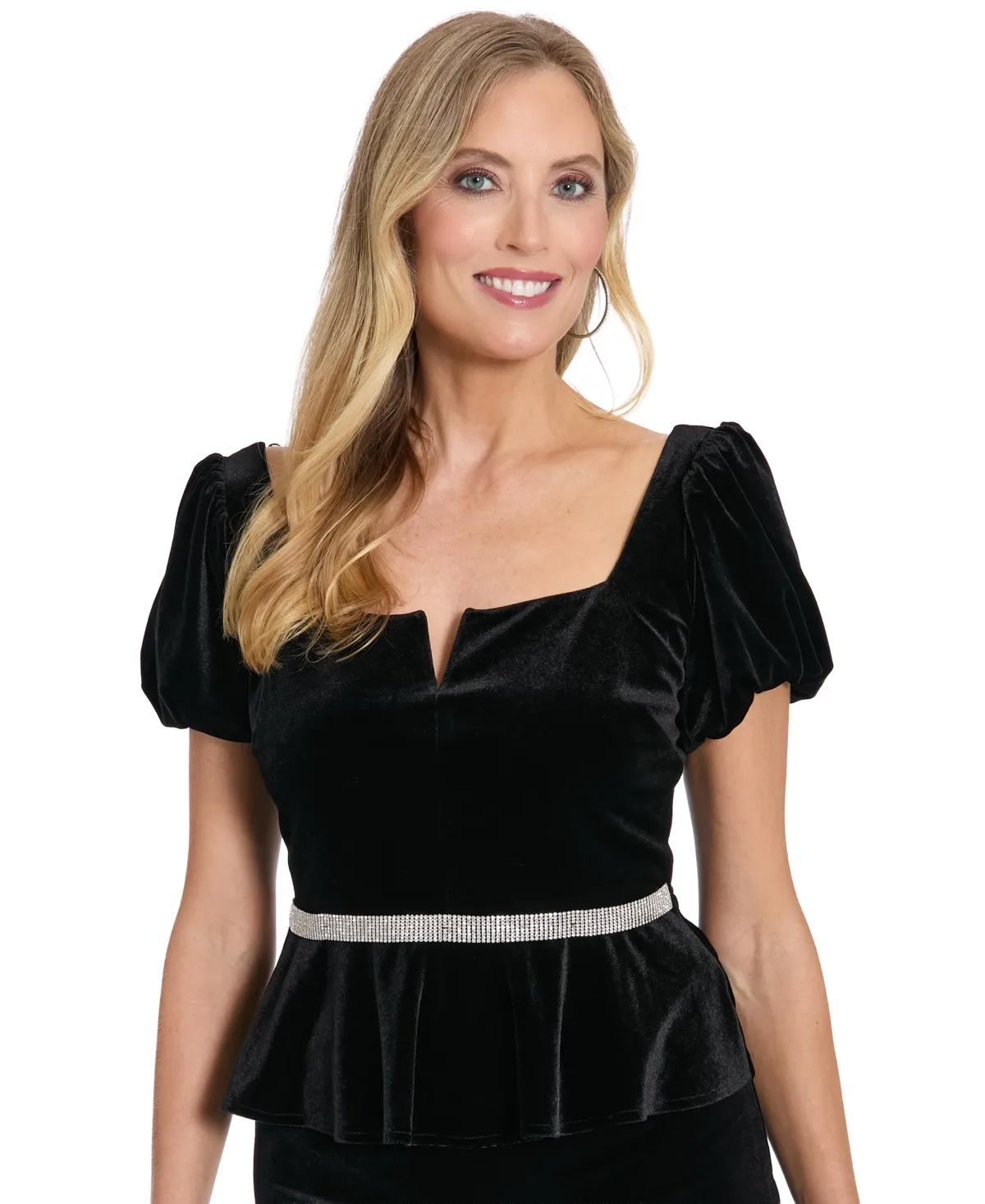 Short-Sleeve Bubble Top by Muse