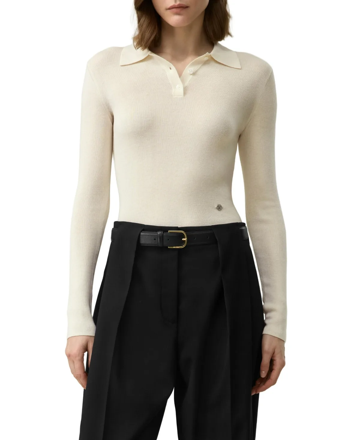 Silk-Cashmere Polo