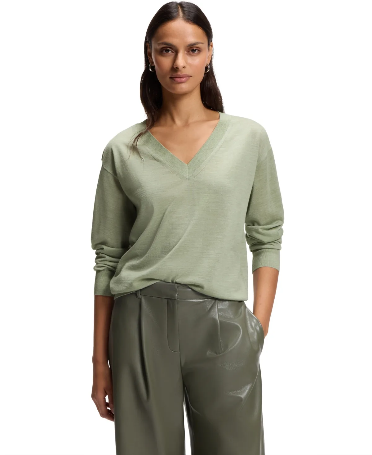 Boss by Hugo Boss Merino Wool Relaxed-Fit Sweater by Hugo Boss