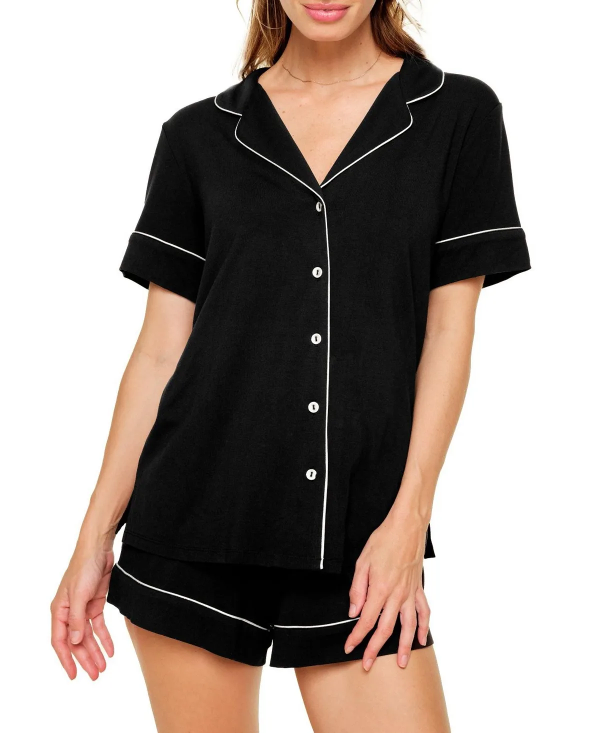 Jane Pajama Shirt & Shorts Set by Adore Me