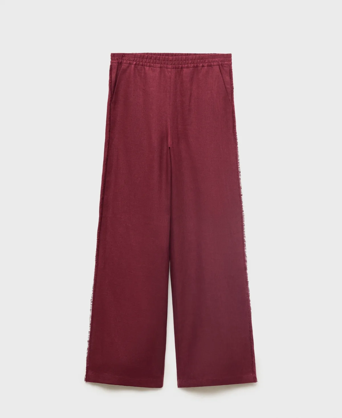 Frayed Ends Linen Suit Pants by Mango