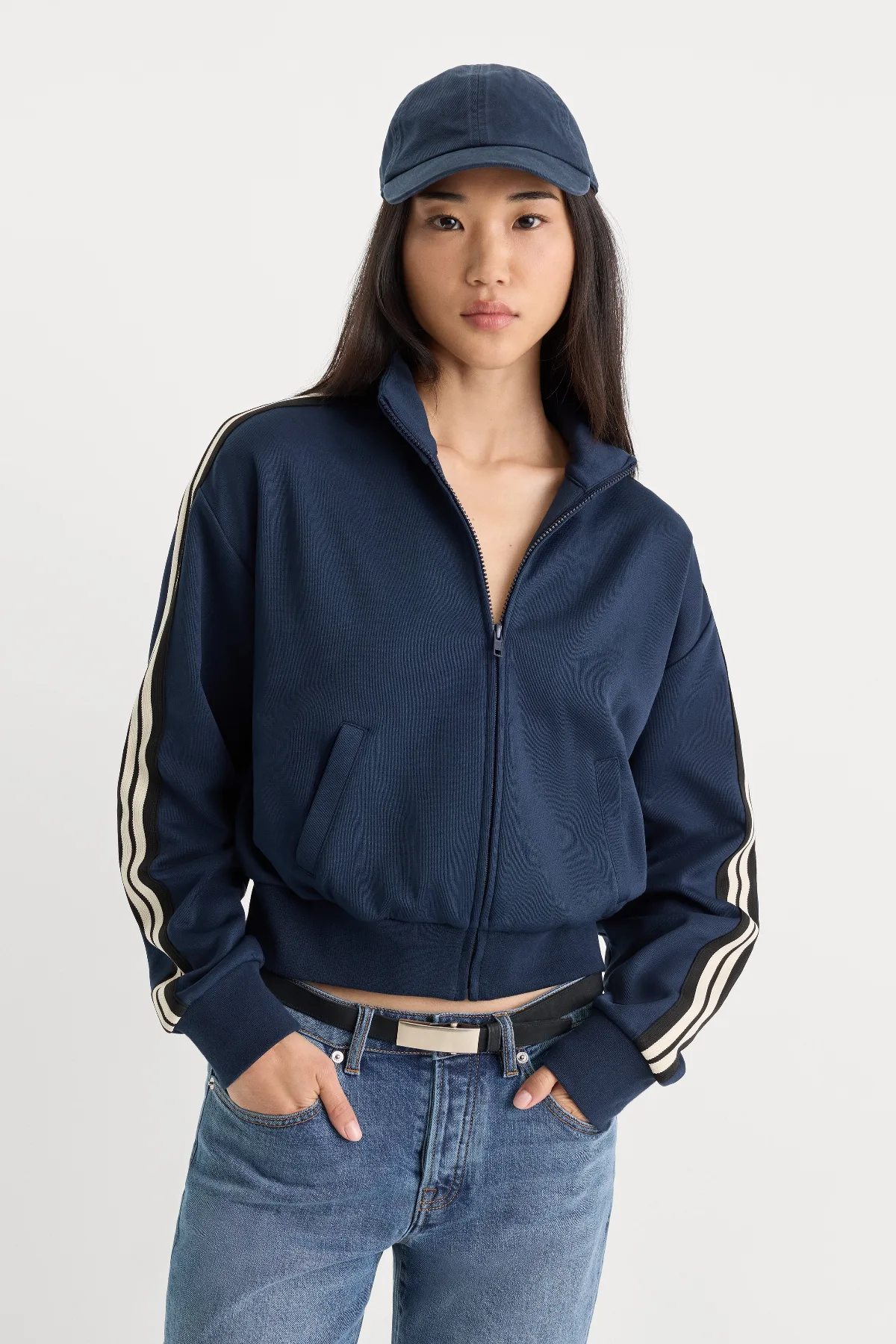 The Track Jacket by Khloé Kardashian by GOOD AMERICAN
