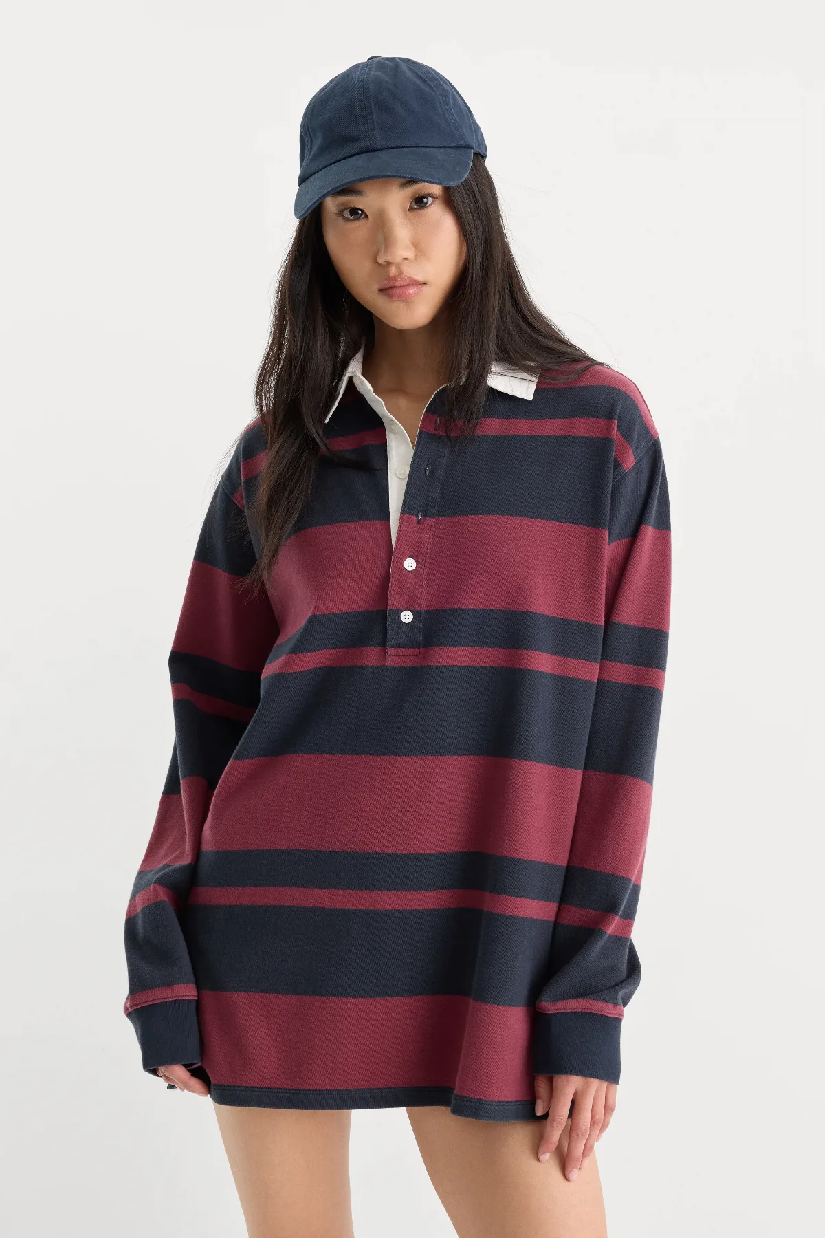 The Knit Rugby Mini Dress by Khloé Kardashian by GOOD AMERICAN