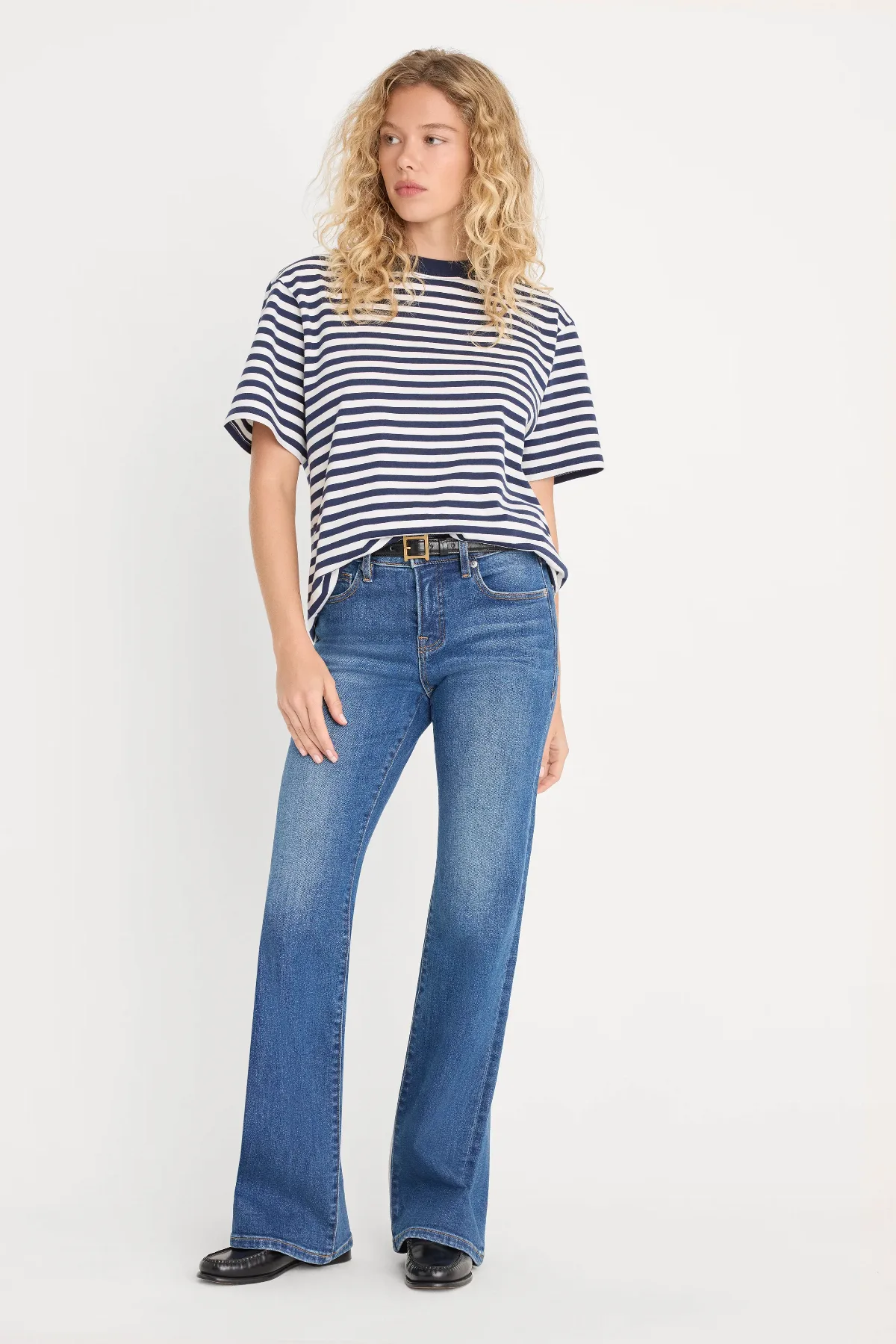 Good American by Khlo Kardashian Good Low Rise Bootcut Jeans by GOOD AMERICAN