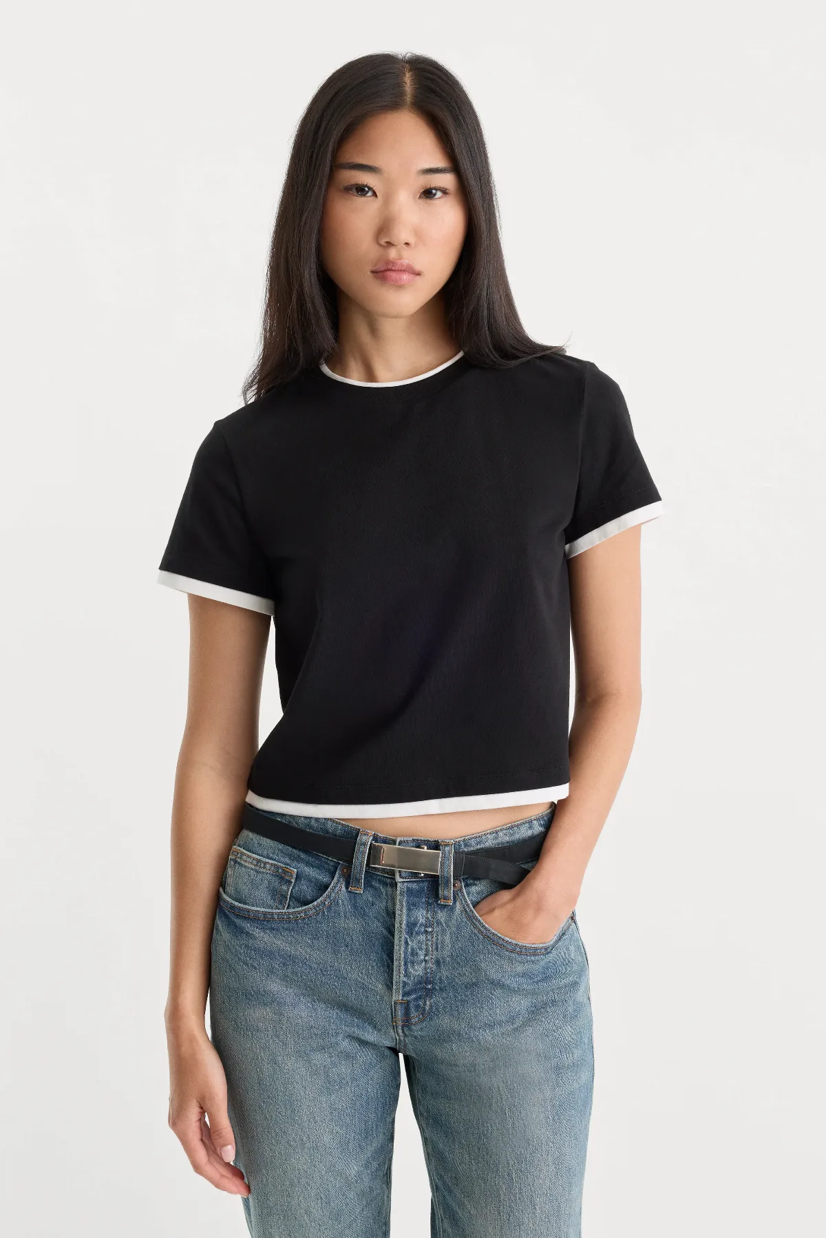 The Layered Tee by Khloé Kardashian by GOOD AMERICAN