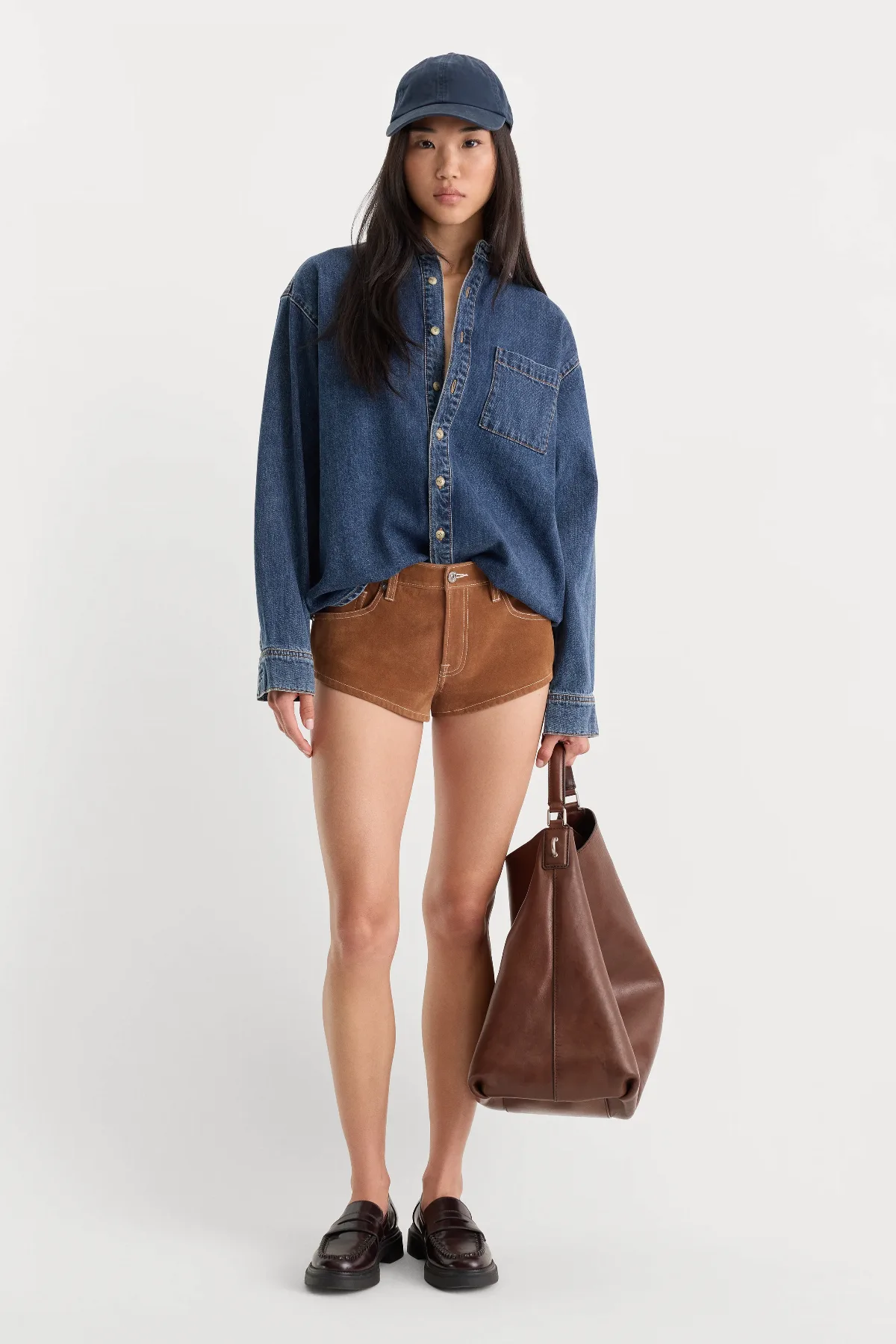 The Better Than Suede Micro Short by Khloé Kardashian by GOOD AMERICAN