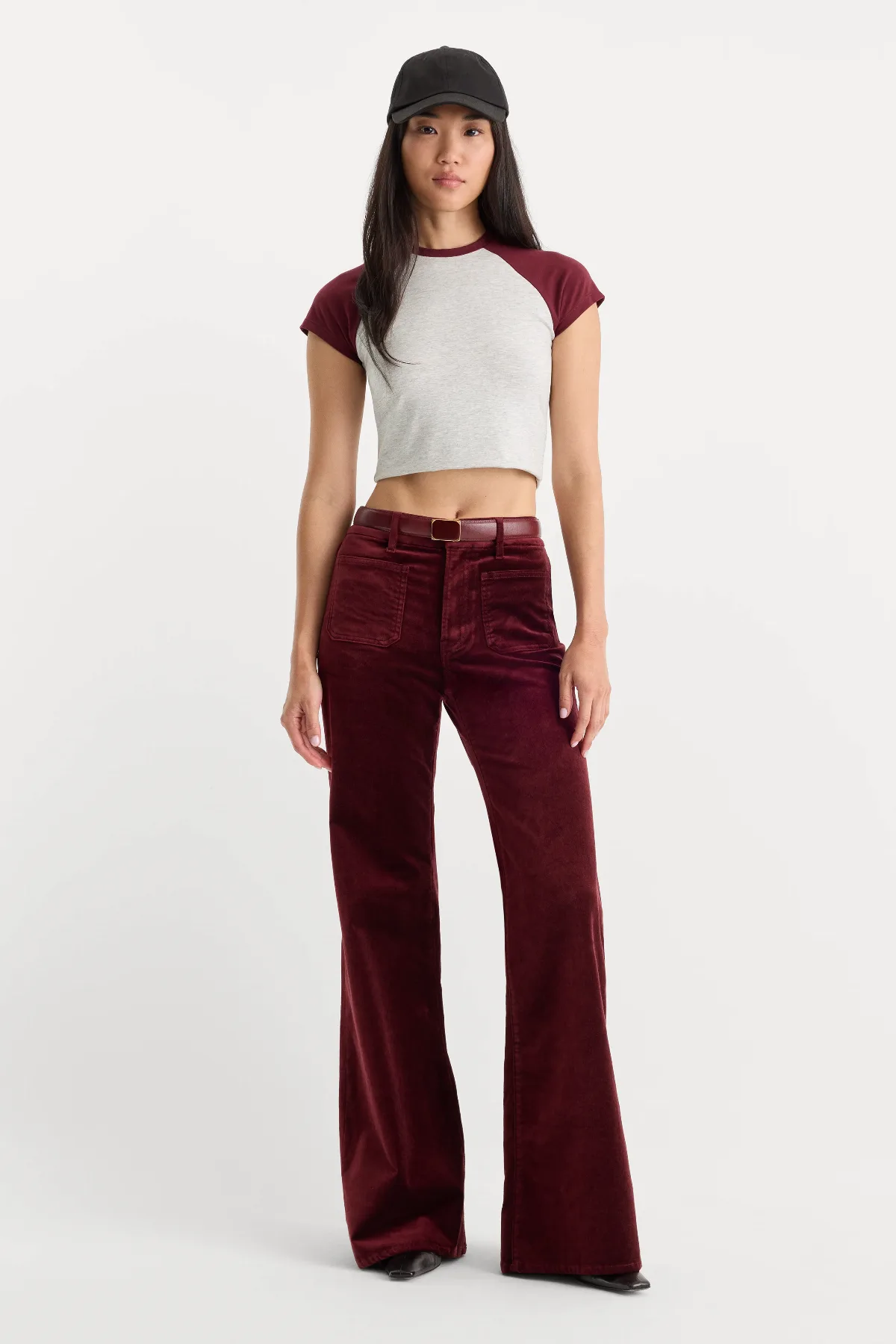 Velvet Good Waist Palazzo Pant by Khloé Kardashian by GOOD AMERICAN