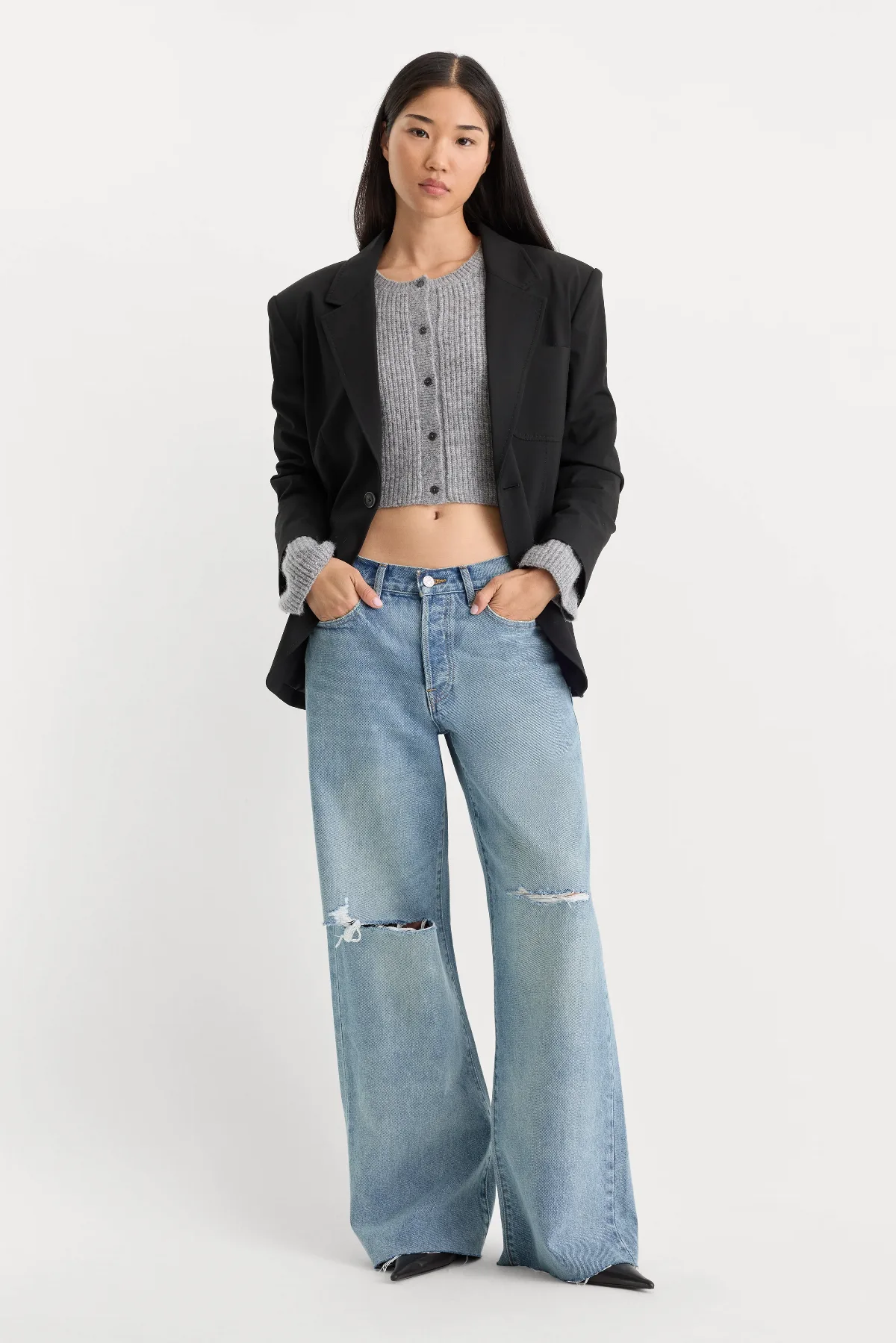 Vintage Low Slung Baggy Jeans by Khloé Kardashian