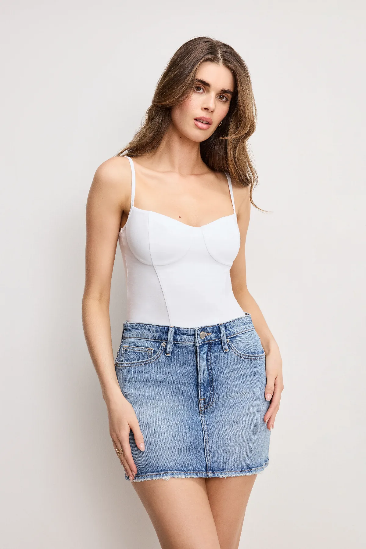 Super Stretch Jersey Bustier by Khlo Kardashian by GOOD AMERICAN