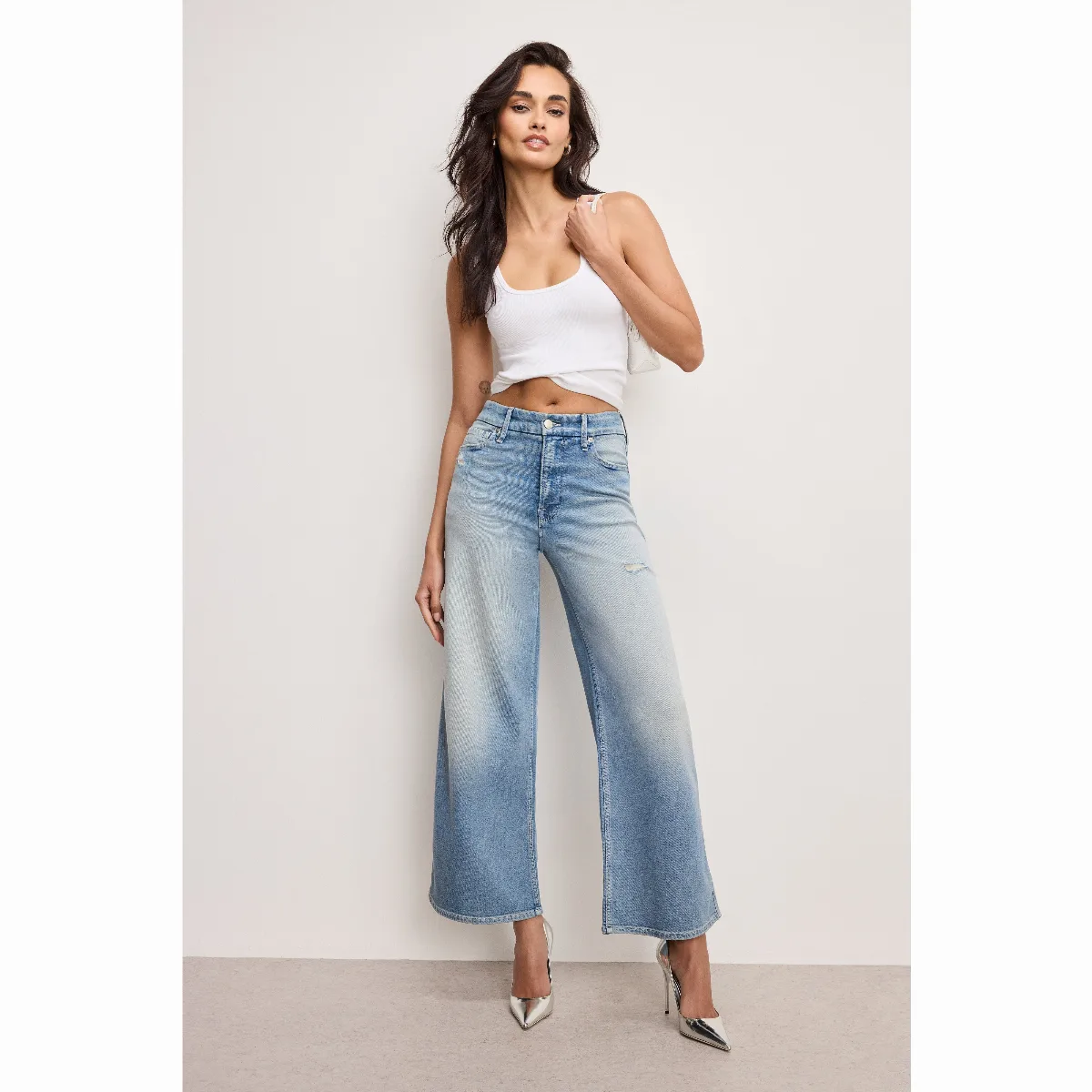Good Skate Wide Cropped Jeans by GOOD AMERICAN