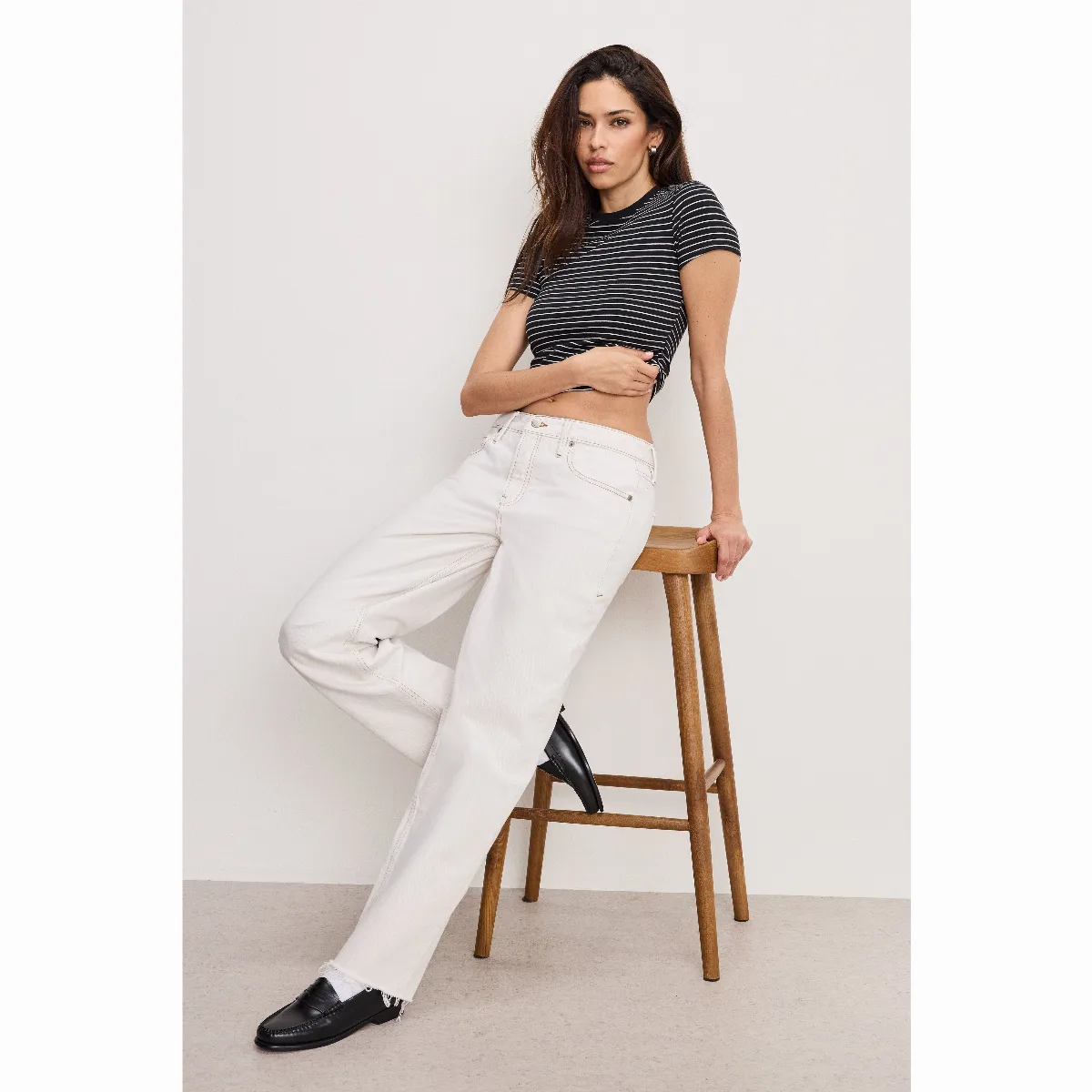 Good Relaxed Straight Jeans by GOOD AMERICAN