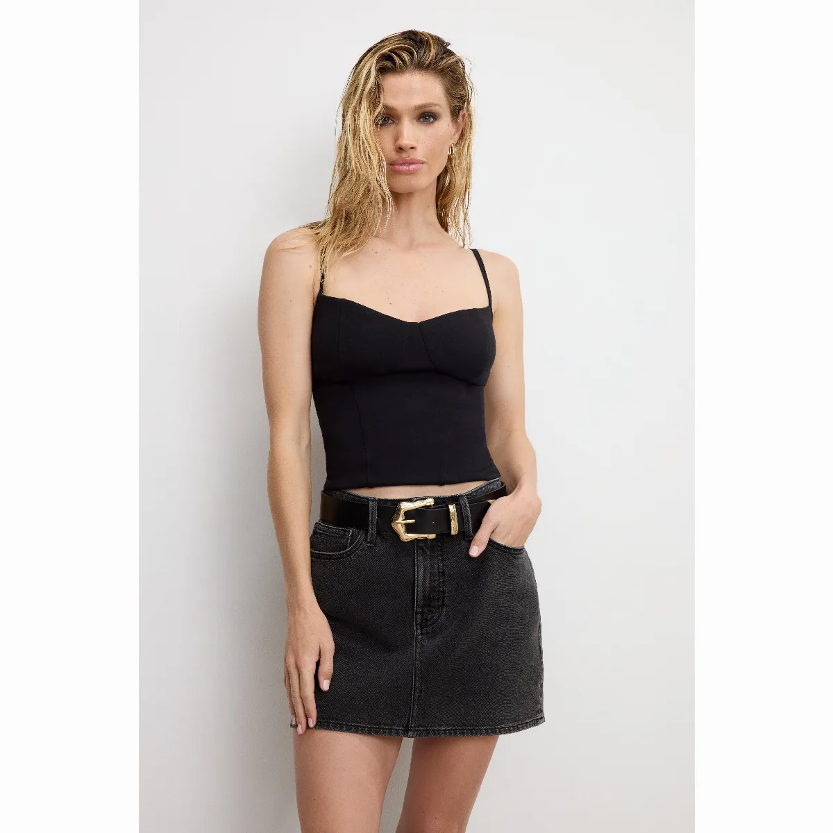 Super Stretch Jersey Bustier by GOOD AMERICAN