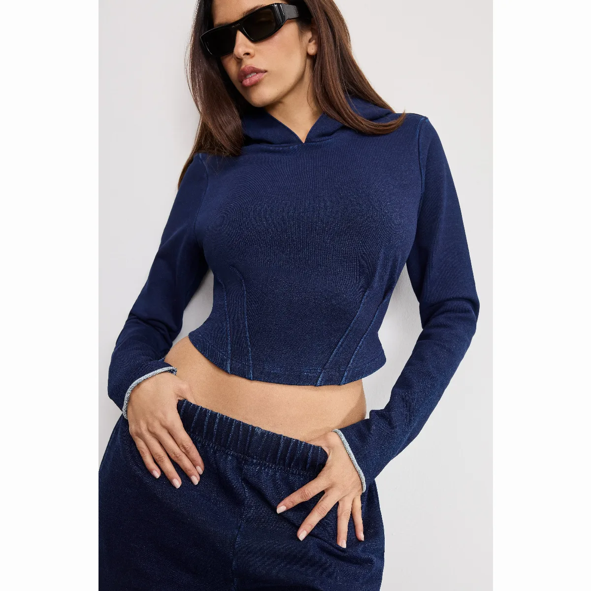 Jeanius Corset Hoodie by Khloé Kardashian by GOOD AMERICAN