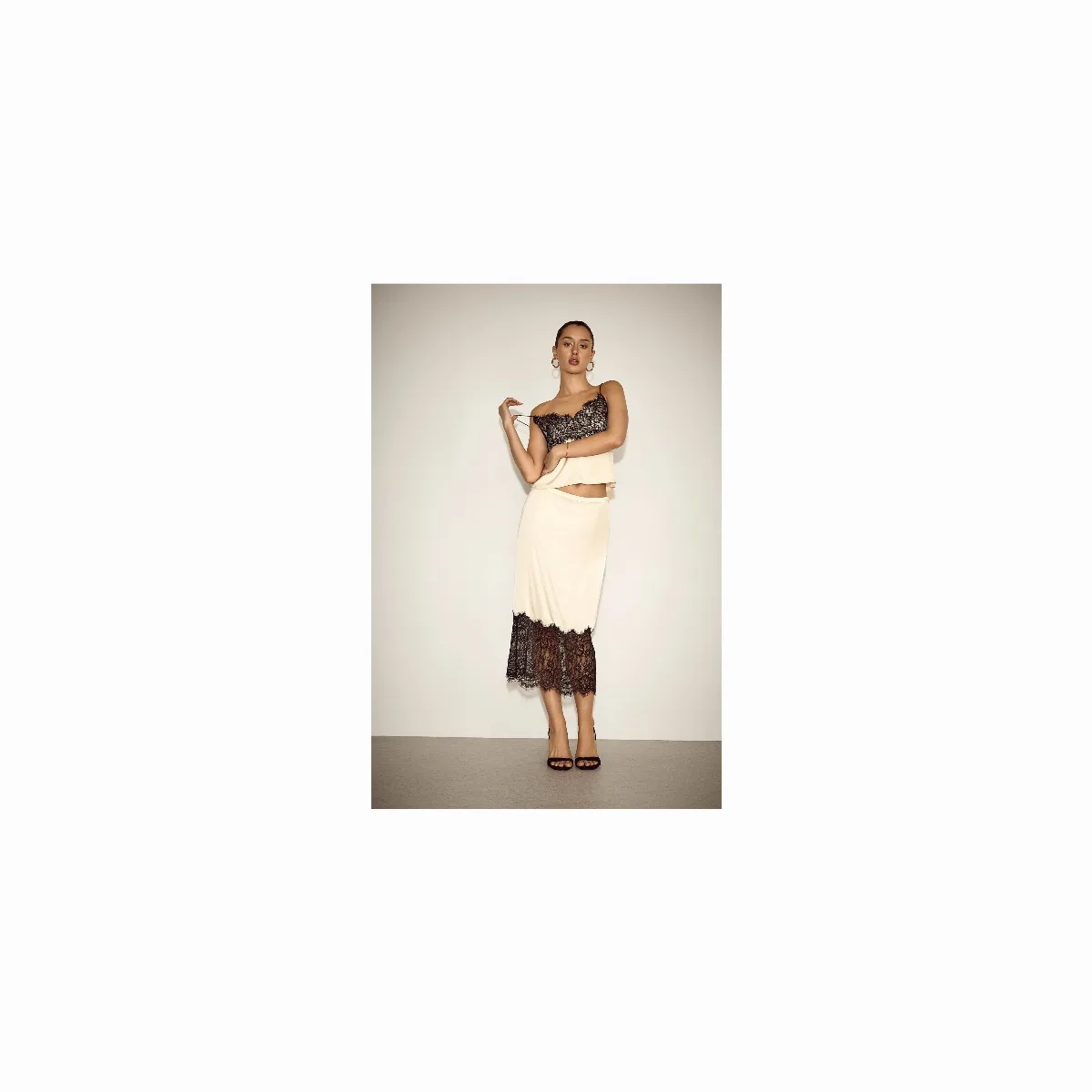 Satin Lace Camisole by Khloé Kardashian by GOOD AMERICAN