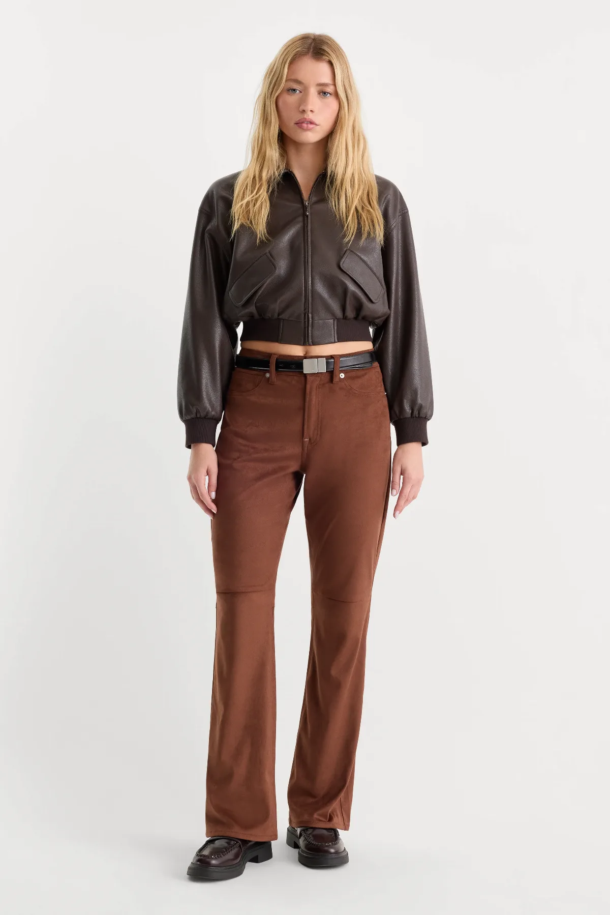 Better Than Suede Good Classic Bootcut Pant by Khloé Kardashian by GOOD AMERICAN
