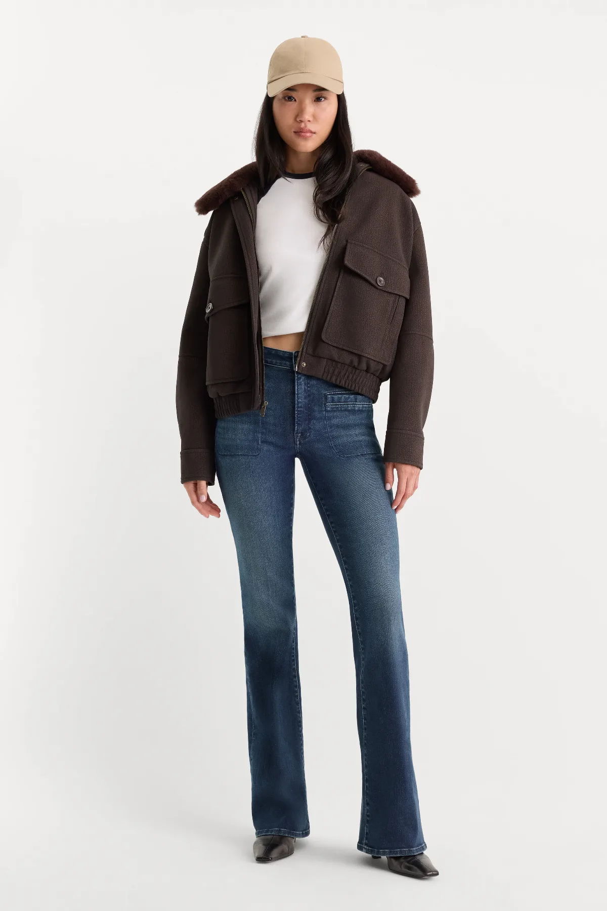 Soft Tech Good Legs Flare Jeans by Khloé Kardashian by GOOD AMERICAN