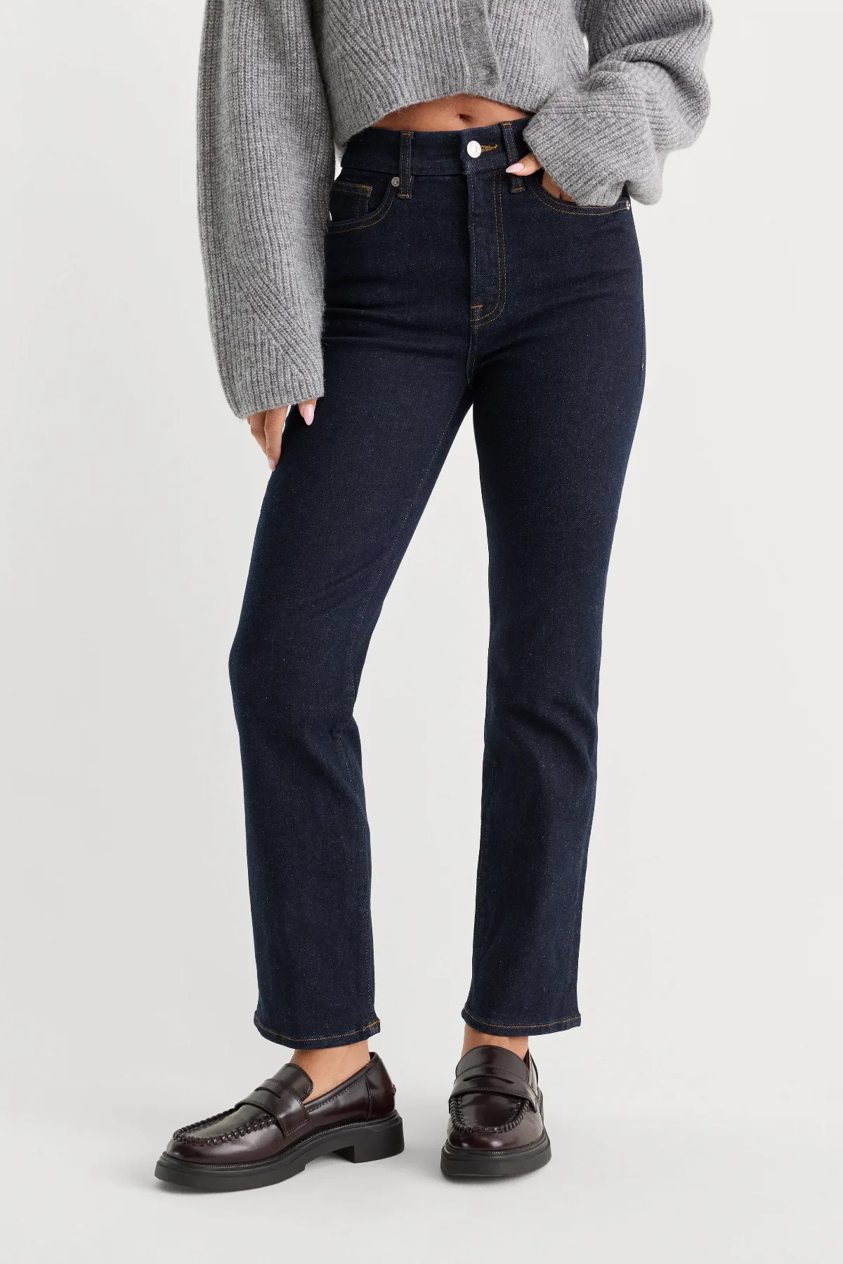 Always Fits Good Legs Straight Jeans Long by Khloé Kardashian by GOOD AMERICAN