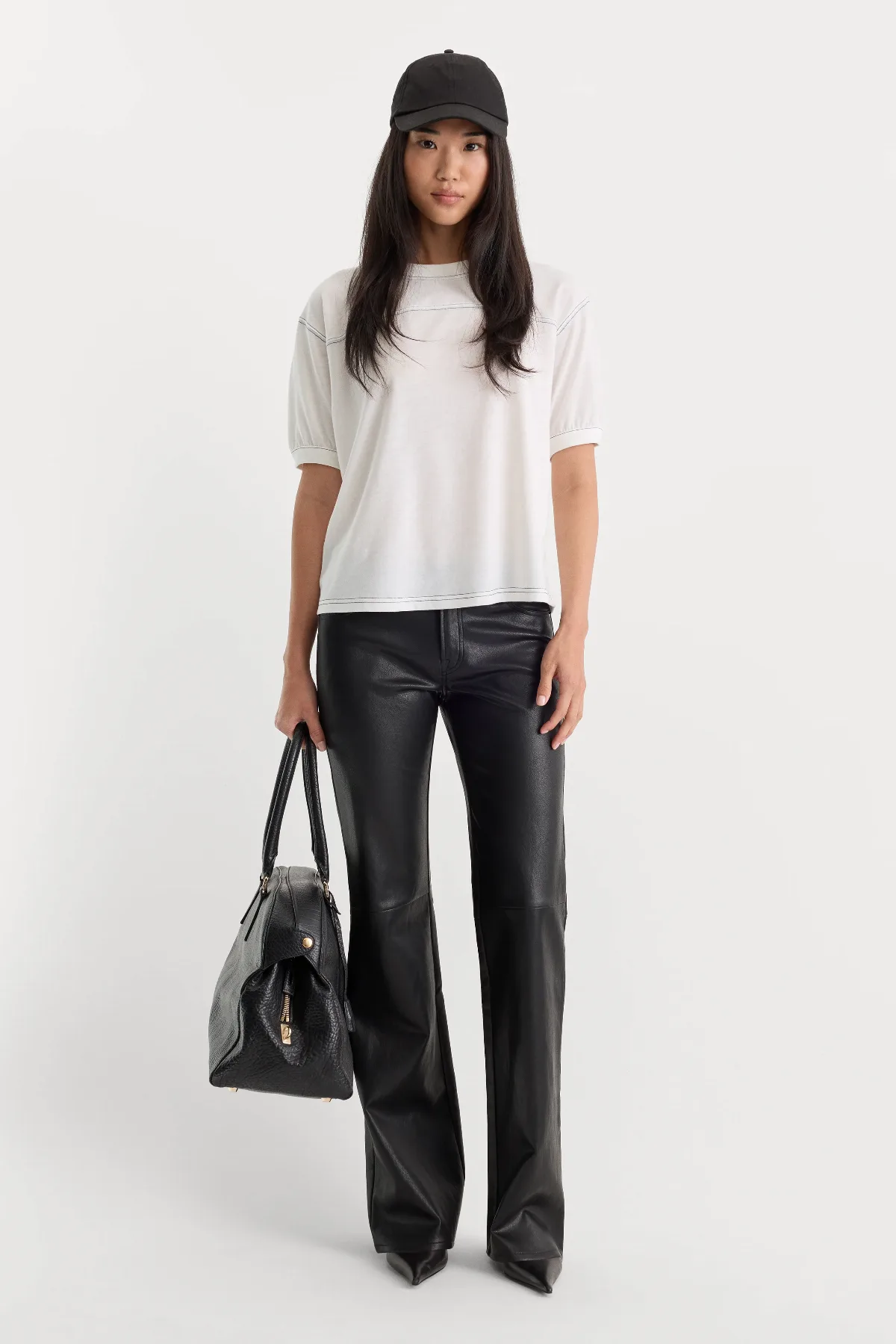 Better Than Leather Low Rise Bootcut by Khloé Kardashian by GOOD AMERICAN