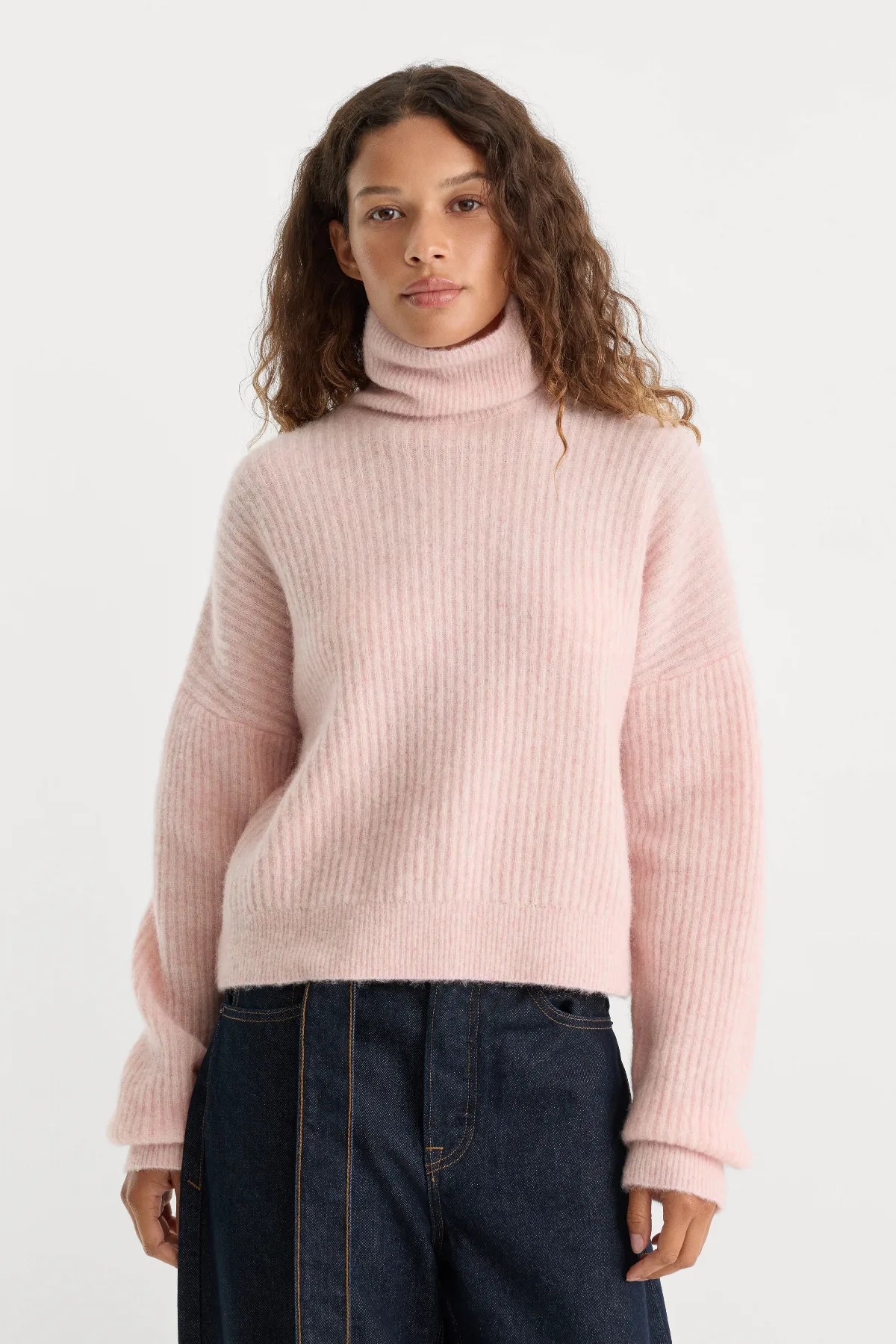 The Oversized Turtleneck Sweater by Khloé Kardashian by GOOD AMERICAN