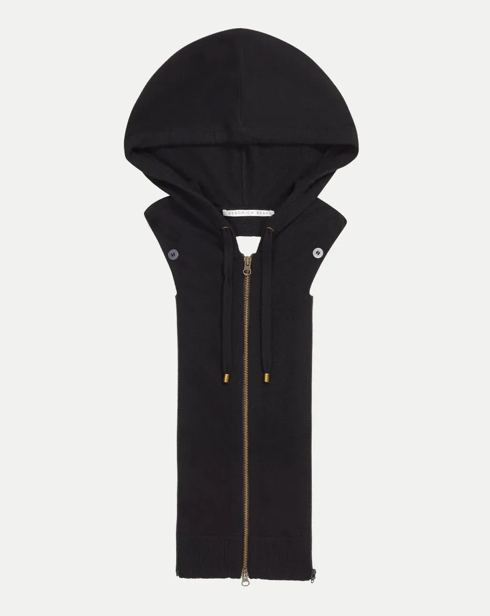 Merino Wool-Cashmere Hoodie Dickey by Veronica Beard
